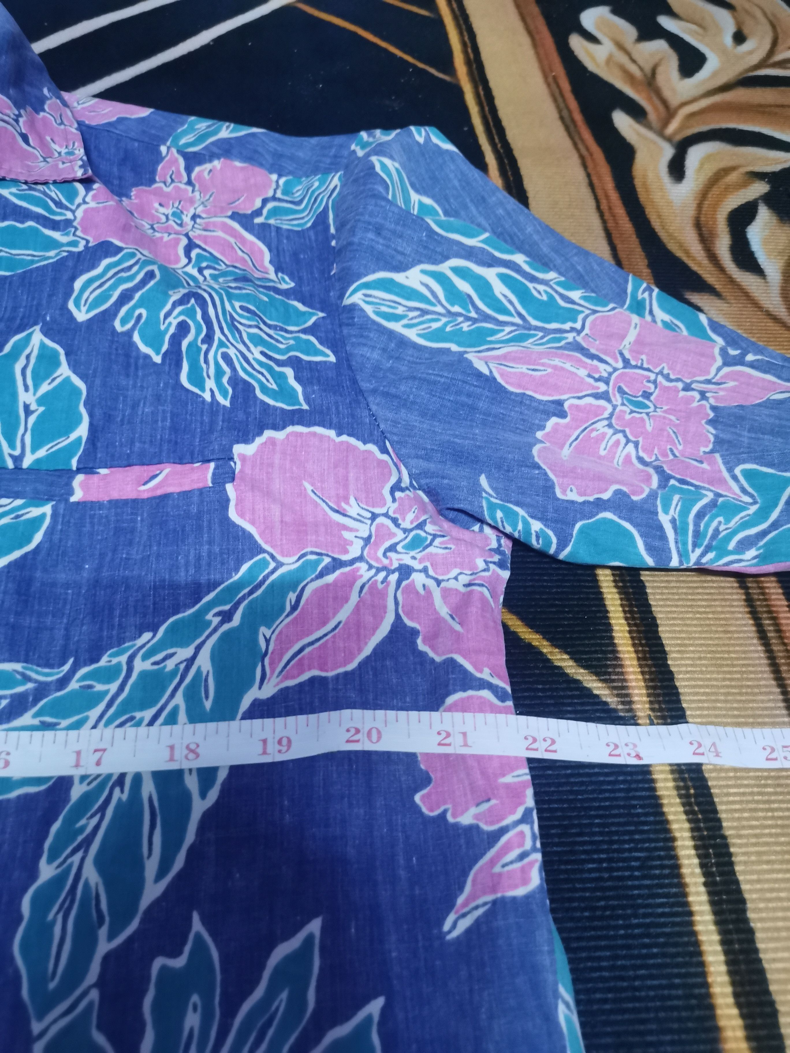 Vintage Vintage Hawaiian Shirt x Flower x Full Print Size US L / EU 52-54 / 3 - 5 Thumbnail