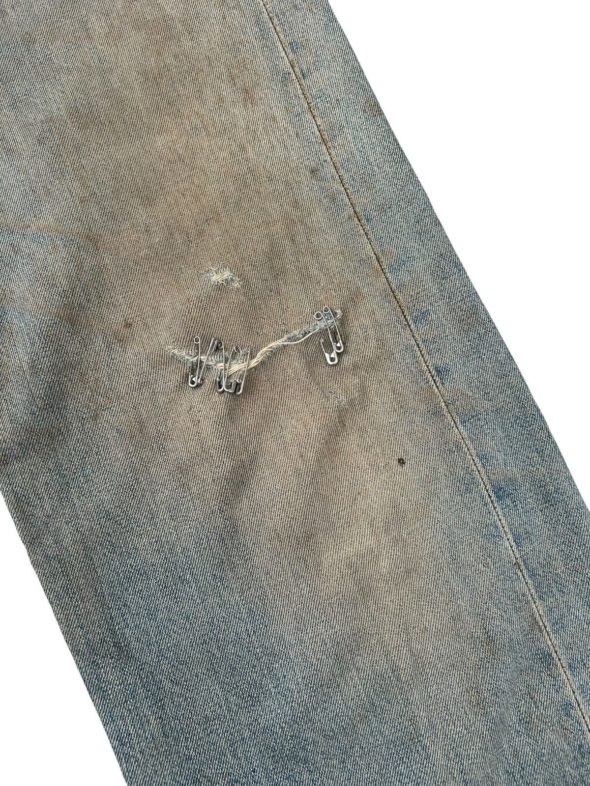 Kapital Thrashed Vintage Edwin 505X Selvedge Rusty Denim Jeans Size US 33 - 5 Thumbnail