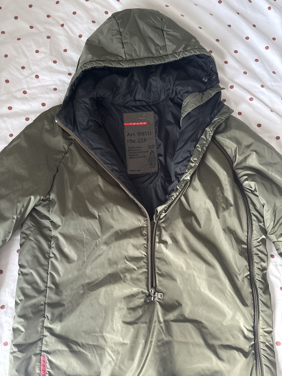 Prada Prada FW1999 Asymmetrical / Convertible Bag Jacket Size US S / EU 44-46 / 1 - 6 Thumbnail