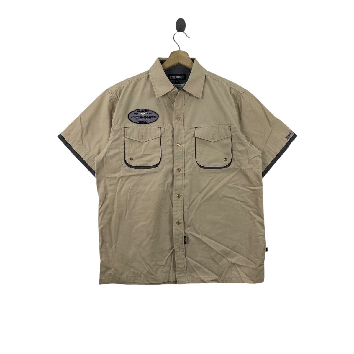Other PRACT P Military Air Force Usa Button Up Pockets Collar Size US M / EU 48-50 / 2 - 1 Thumbnail