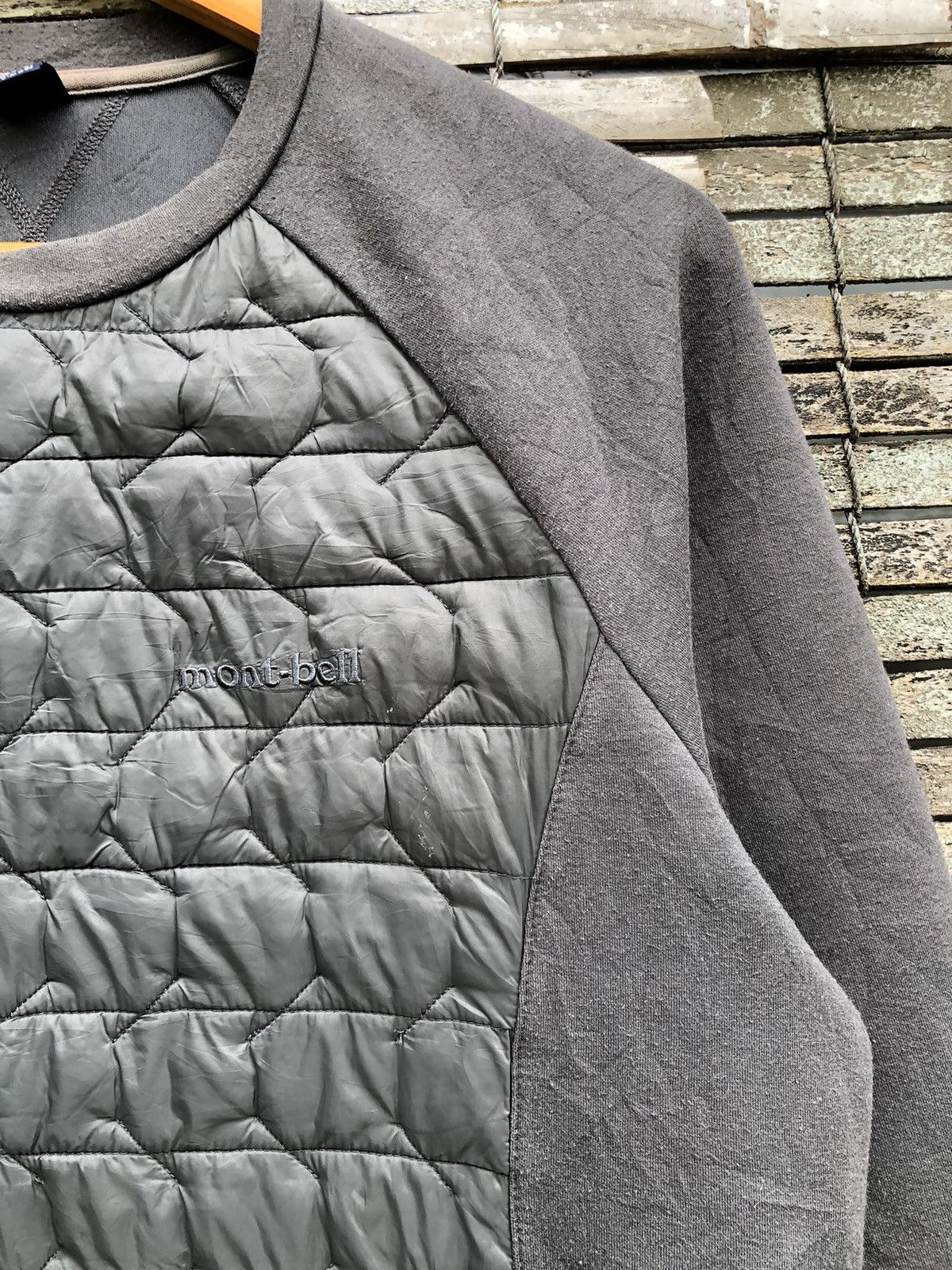 Montbell Vintage 90s Montbell Quilted Crewneck Sweatshirts Size US L / EU 52-54 / 3 - 6 Thumbnail