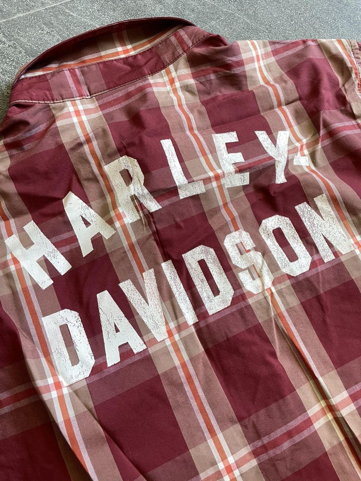 Harley Davidson Harley Davidson Shirt Woven Red Plaid Original HD Museum Size US M / EU 48-50 / 2 - 4 Thumbnail