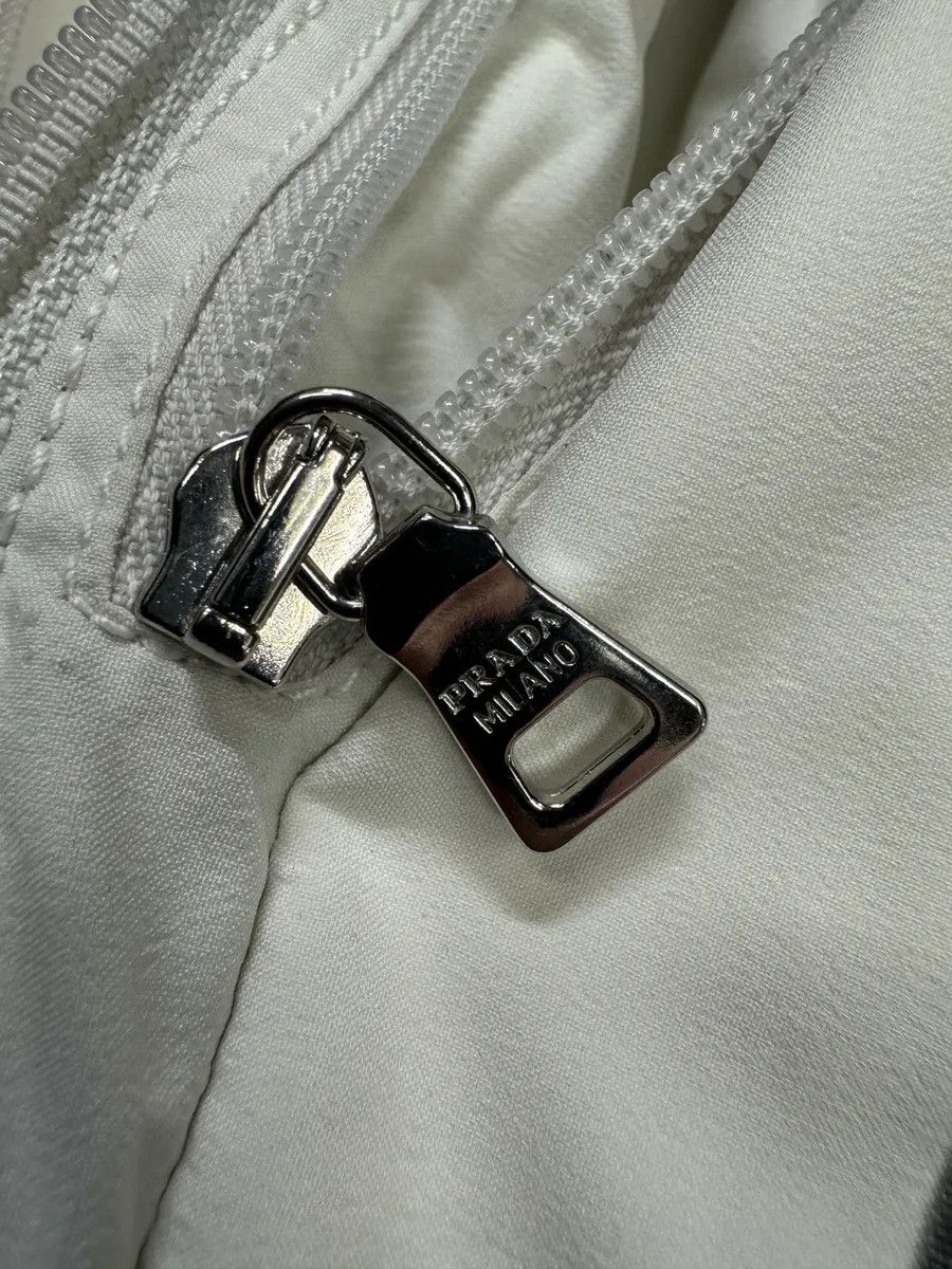 Prada AW2006 Prada Cream Beige White Utility Fur Hooded Jacket Size US L / EU 52-54 / 3 - 8 Thumbnail