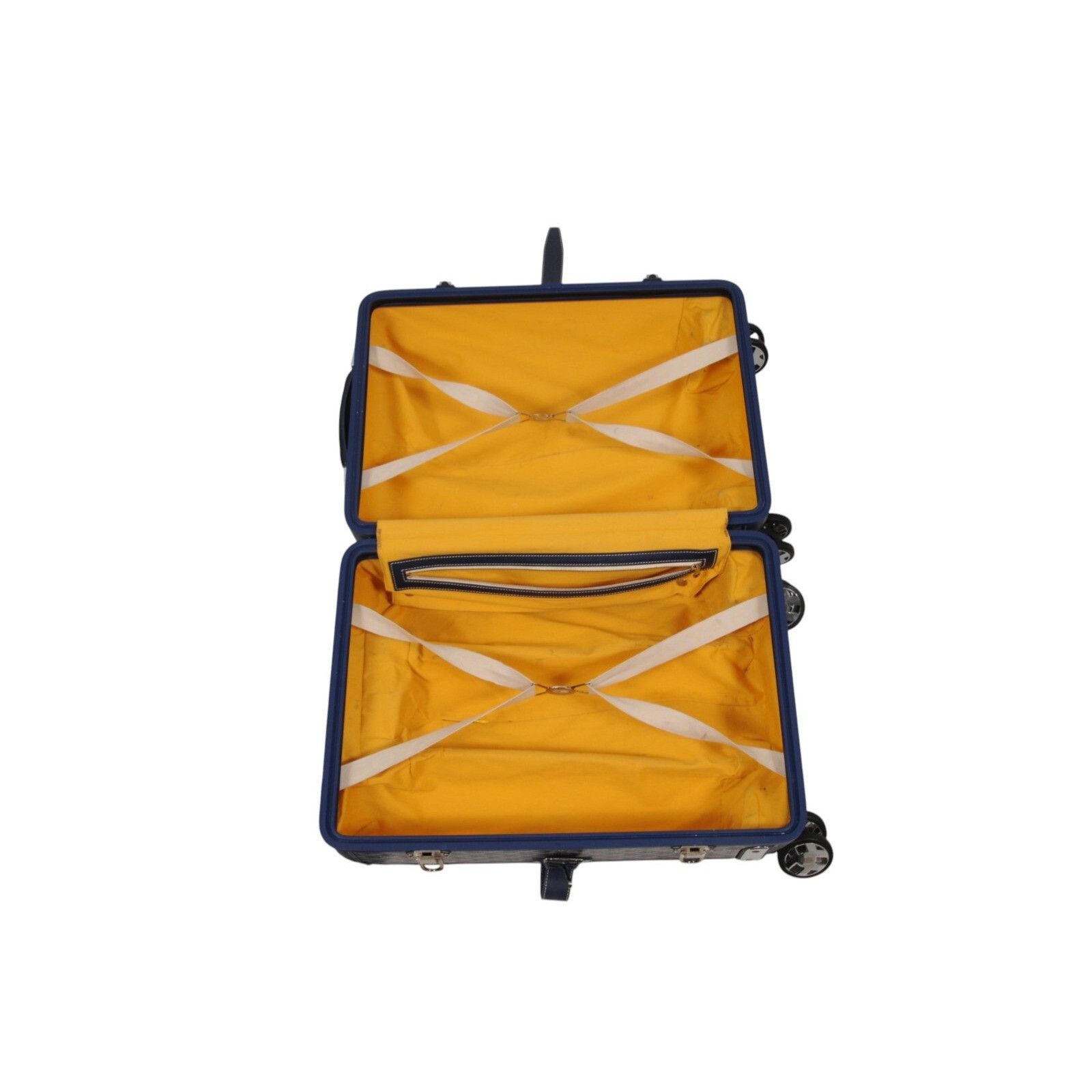 Goyard Navy Blue Coated Canvas Bourget Trolley PM Rolling - 02538 Size ONE SIZE - 19 Thumbnail