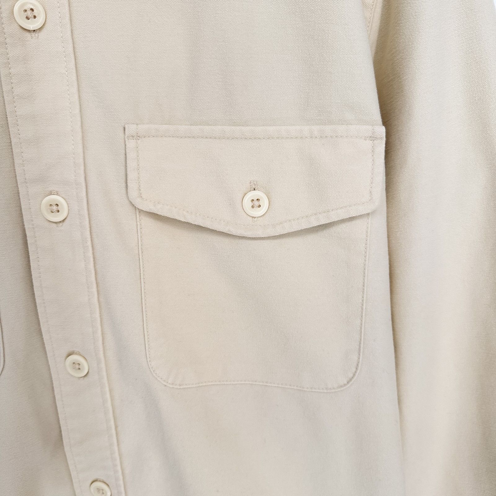 Uniqlo Uniqlo Jersey Shirt Jacket Beige Military Style Stretch Over Size US S / EU 44-46 / 1 - 4 Thumbnail