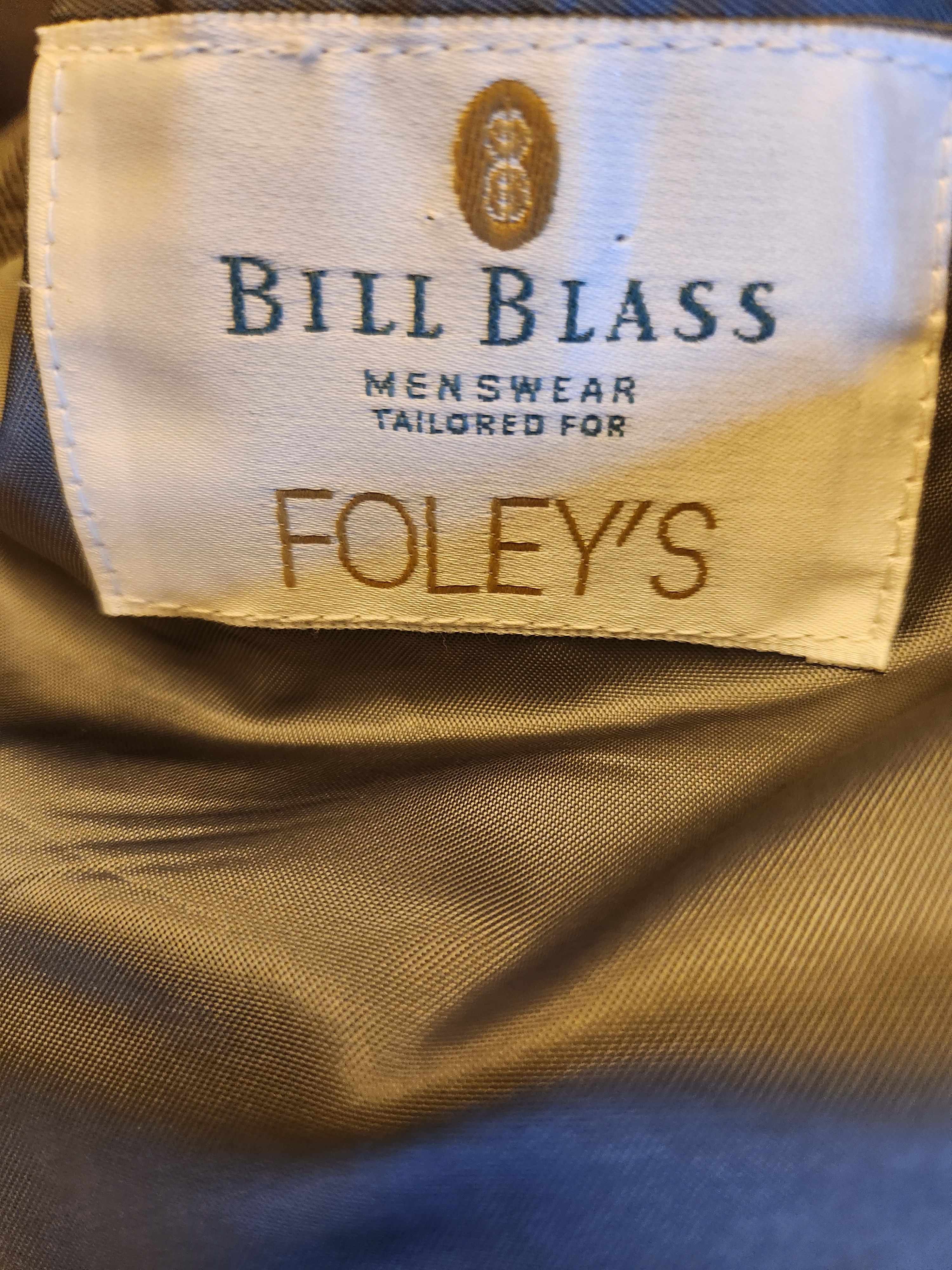 Bill Blass Classic Herringbone Blazer Size 42R - 3 Thumbnail