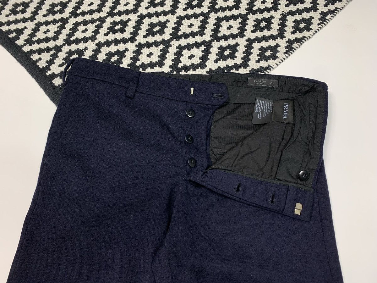 Prada PRADA VIRGIN WOOL PANTS A/W 2019 Size US 34 / EU 50 - 8 Thumbnail