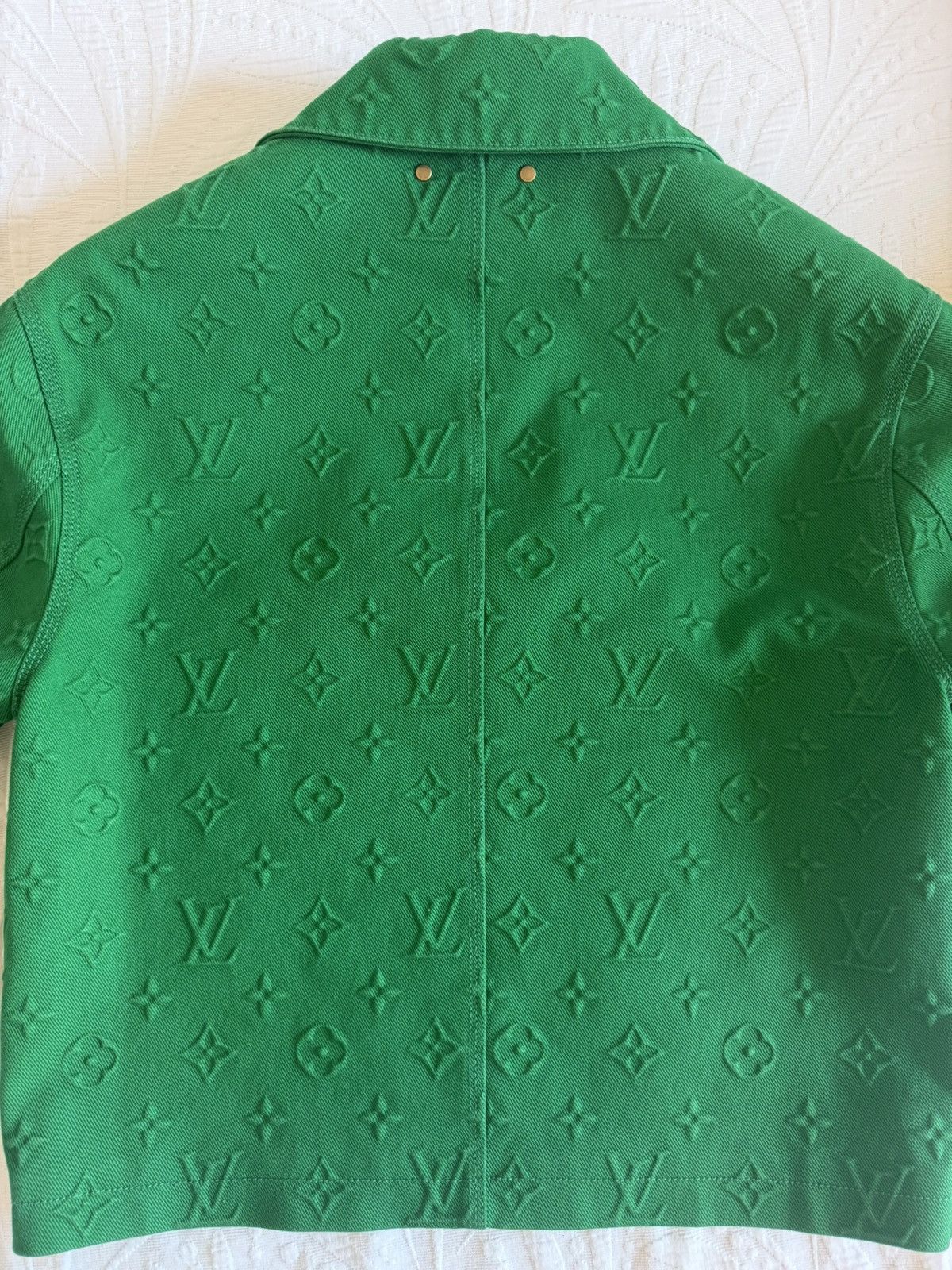 Louis Vuitton Louis Vuitton Monogram Jacket Green (Virgil Abloh) Full Set Size US S / EU 44-46 / 1 - 3 Thumbnail