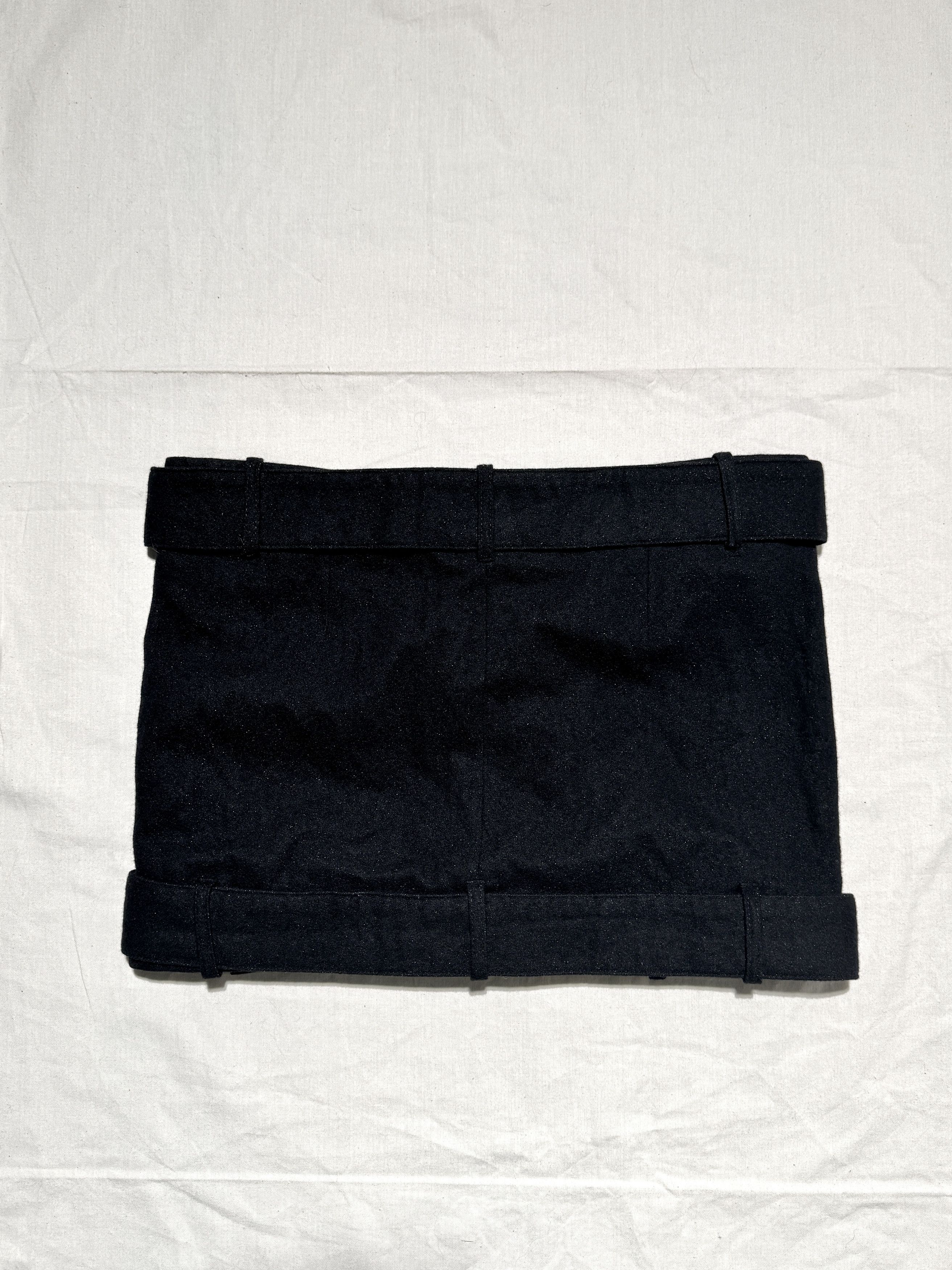 Ann Demeulemeester Double belted miniskirt Size 25" / US 0 / IT 36 - 3 Thumbnail