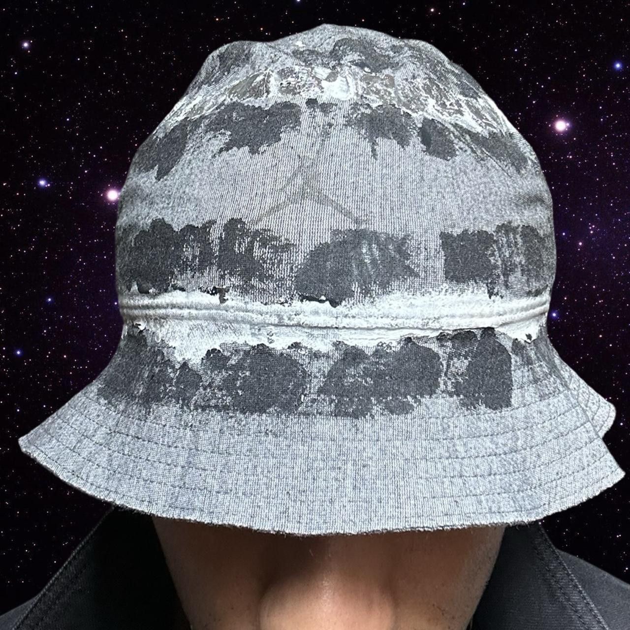 Jordan Brand ASTROBOI* x Jordan Gray Painted Bucket Hat Size ONE SIZE - 2 Thumbnail