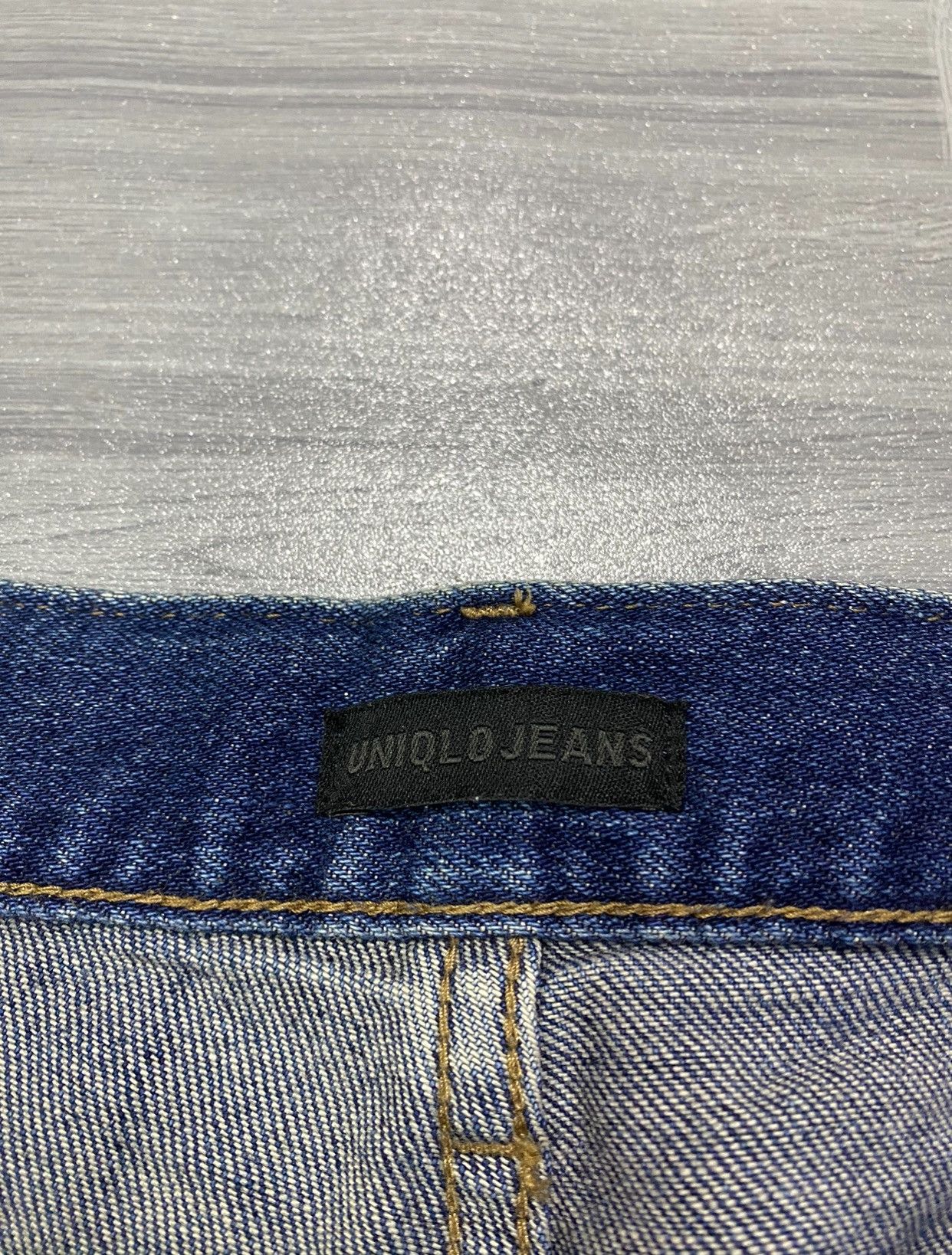 Uniqlo Uniqlo Blue Denim Men’s Straight Fit Jeans Size US 38 / EU 54 - 11 Thumbnail