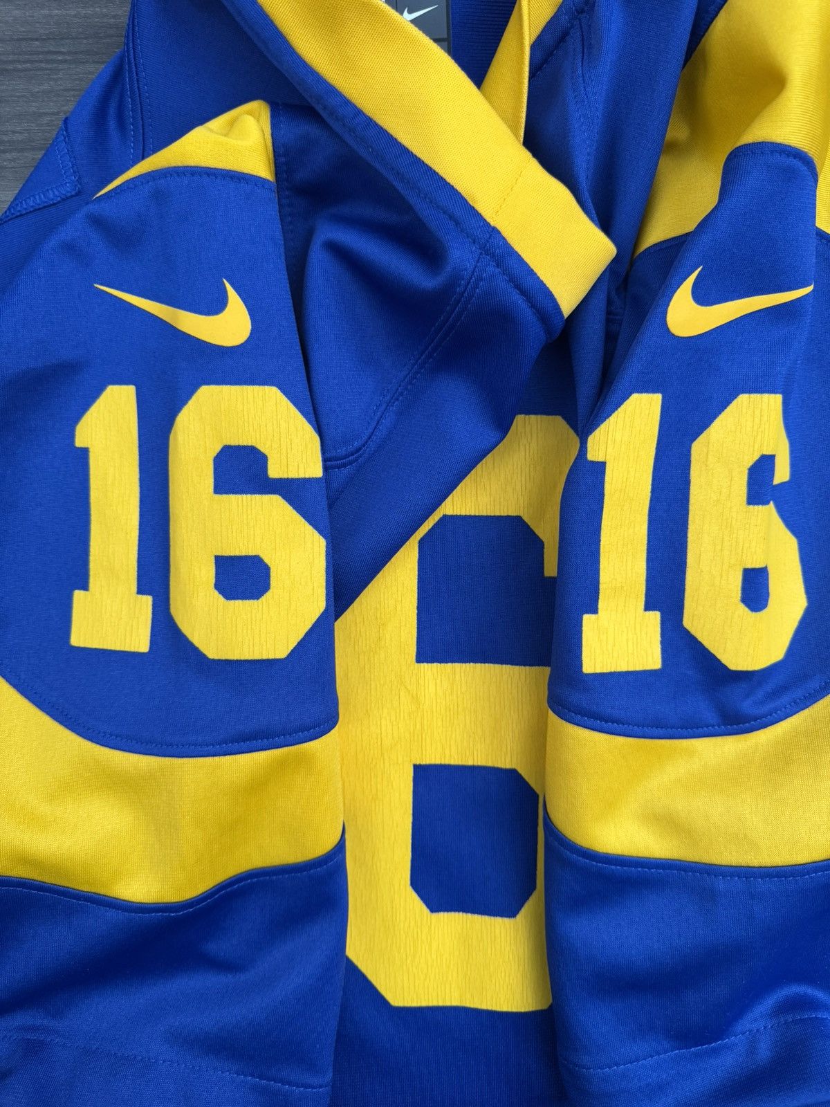 Nike Los Angeles Rams Jared Goff #16 NFL On Field Game Jersey Size US L / EU 52-54 / 3 - 5 Thumbnail