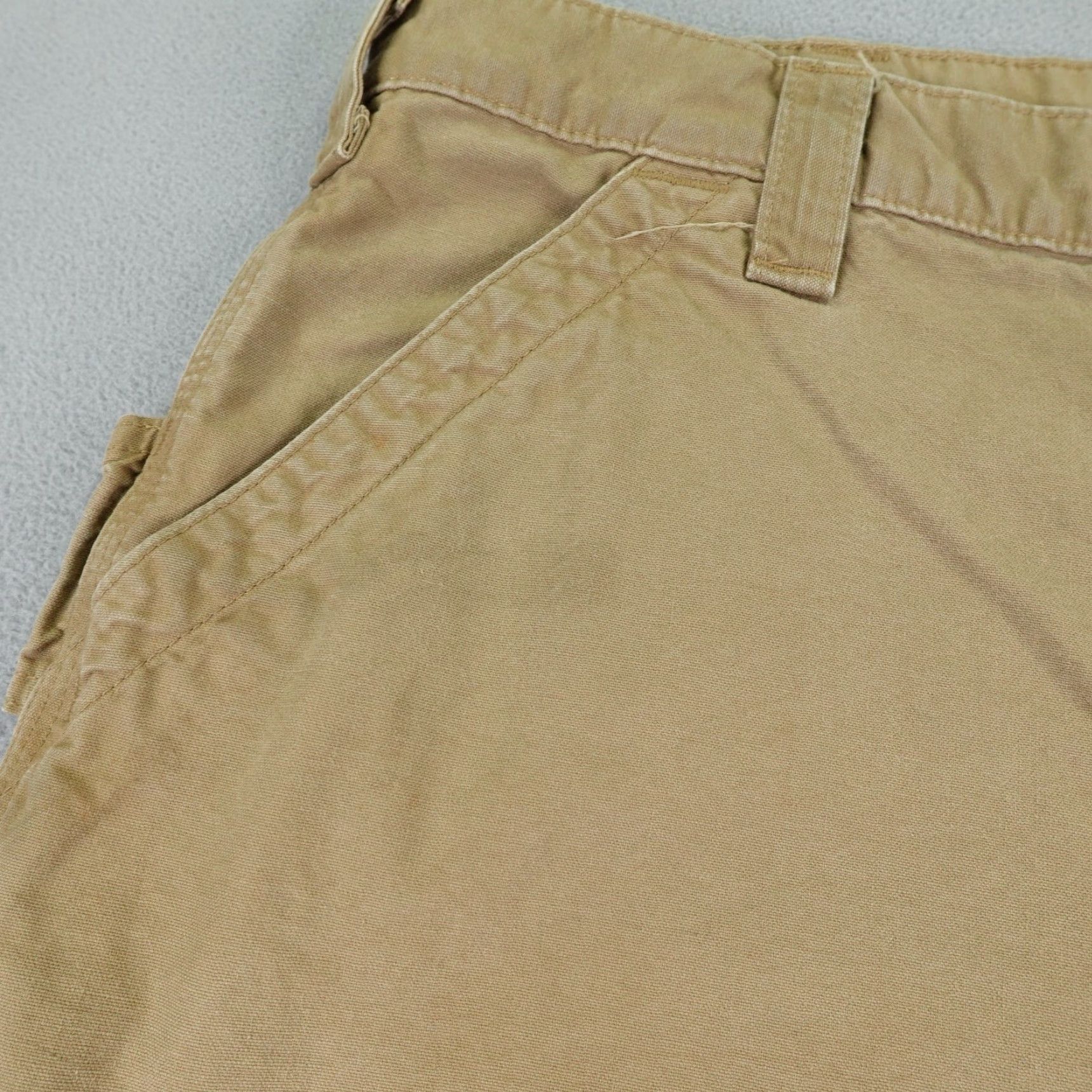 Carhartt VINTAGE Carhartt Cargo Shorts Men 40 Khaki Brown Canvas Work Utility Outdoor Size US 40 / EU 56 - 3 Thumbnail