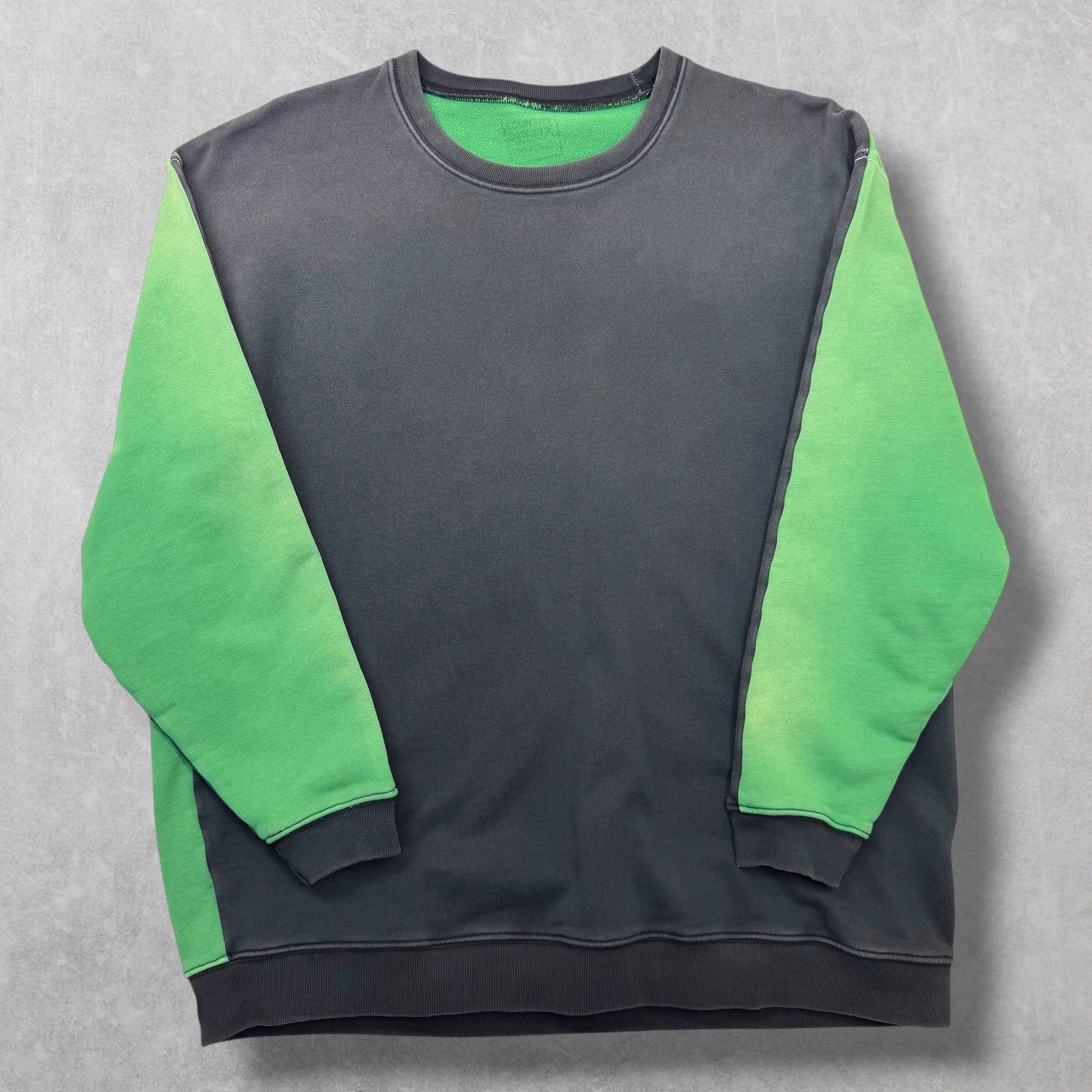 Kapital Kapital Fleece Knit Yellow 2Tones Sweatshirt F (L) Size US L / EU 52-54 / 3 - 2 Thumbnail
