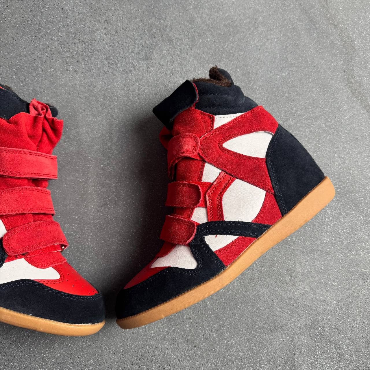 Japanese Brand × Vintage Amazing Vintage Hi Top Wedge Sneakers Size US 10 / IT 40 - 5 Thumbnail