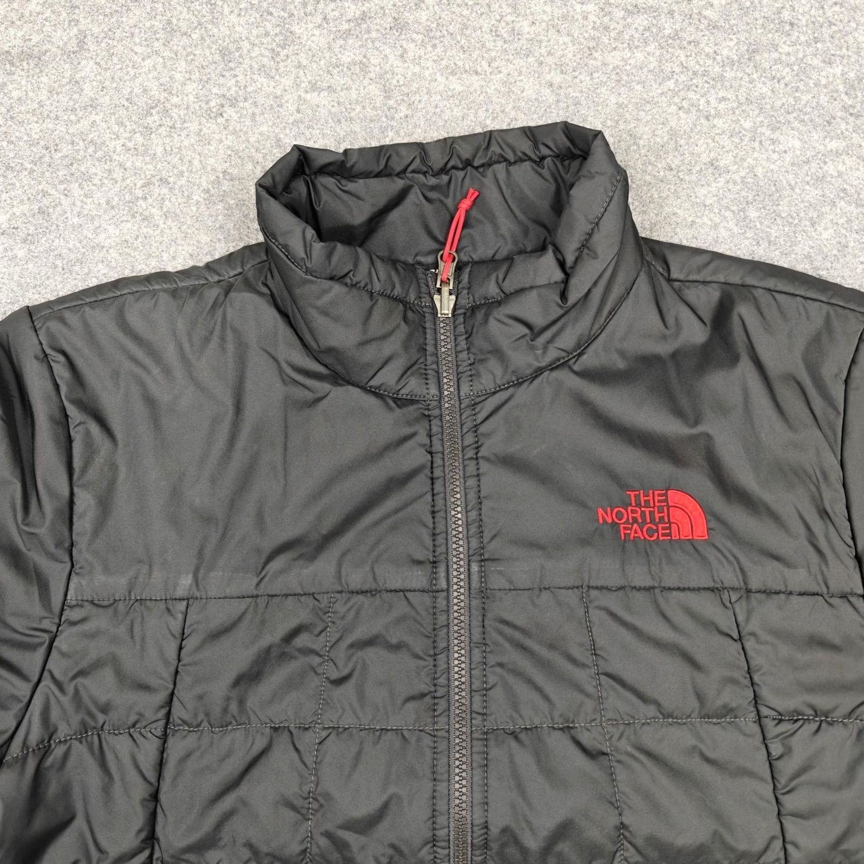The North Face The North Face Jacket Mens M Black Red Insulated Puffer Zip Pockets Size US M / EU 48-50 / 2 - 3 Thumbnail