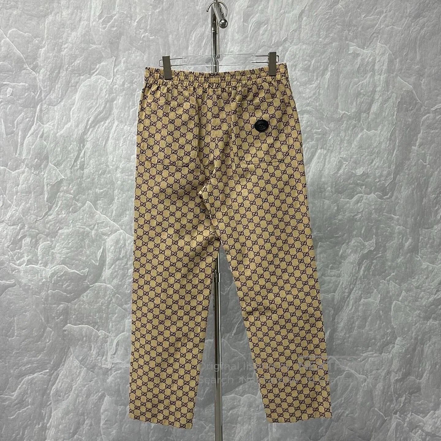 Gucci gucci double g patterned drawstring denim pants. Size US 40 / EU 56 - 4 Thumbnail