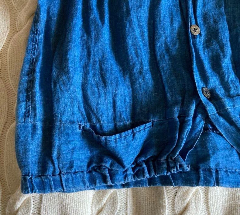 Kapital Kapital Size2 Blue dyed linen embroidered out-of-print pock Size M / US 6-8 / IT 42-44 - 9 Thumbnail