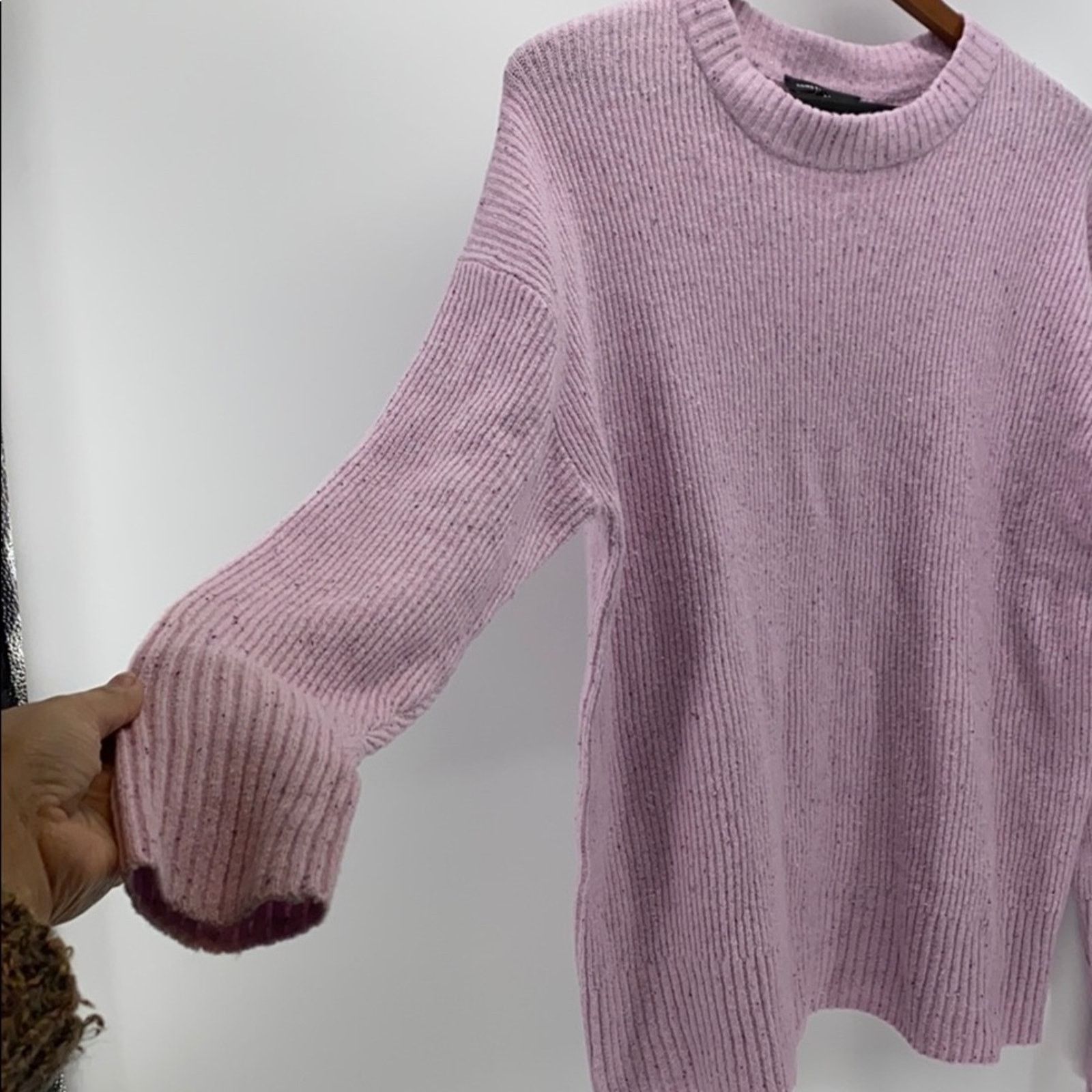 Other Something Navy pink oversized sweater wool blend sz M Size M / US 6-8 / IT 42-44 - 3 Thumbnail