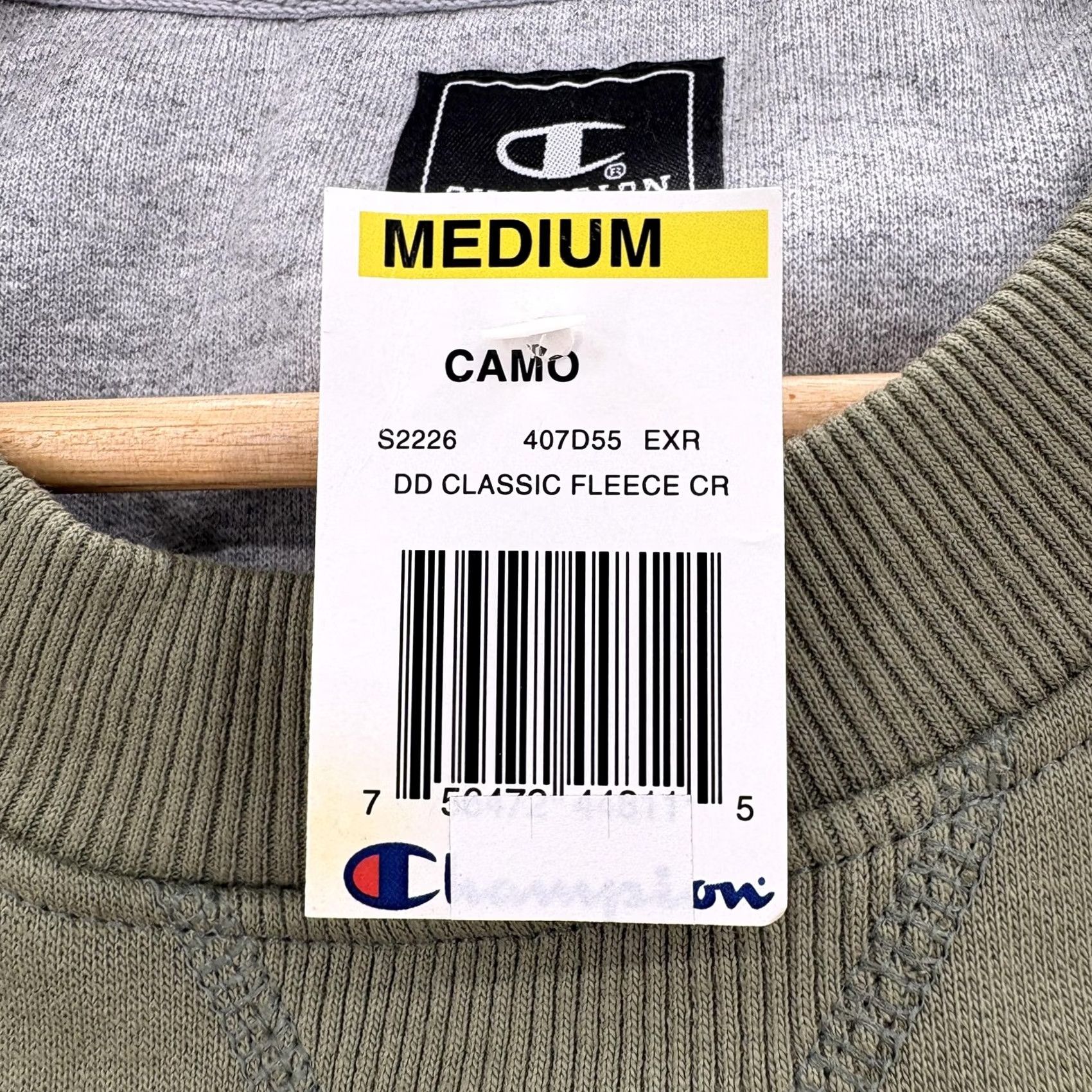 Champion Champion Sweatshirt Mens Medium Green Fleece Crewneck Pullover NWT Double Dry Embroidered Logo Winter Gym & Training Size US M / EU 48-50 / 2 - 7 Thumbnail