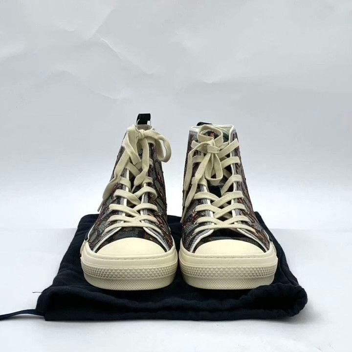 Dior Dior B23 Oblique Logo High-Top Sneakers Size US 10 / EU 43 - 8 Thumbnail