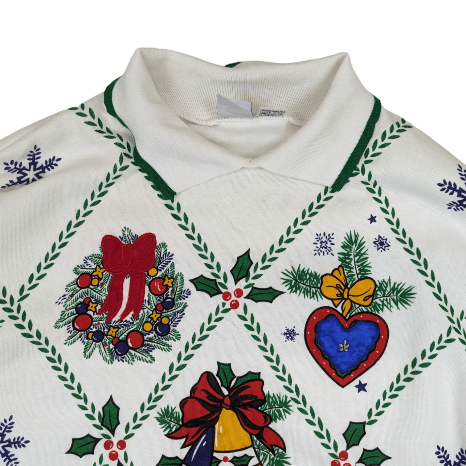 Japanese Brand Vintage 2000's CHRISTMAS Full Print Jumper Sweatshirt Size US XXL / EU 58 / 5 - 4 Thumbnail