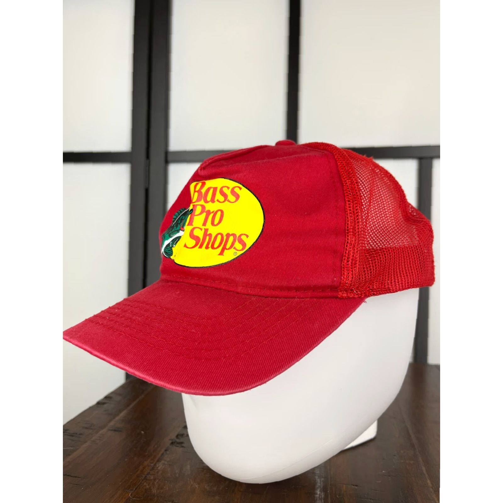 Bass Pro Shops Bass Pro Shops Hat Cap Snap Back Adult One Size Red Cotton Knit Logo Adjustable Mens Hat Size ONE SIZE - 5 Thumbnail