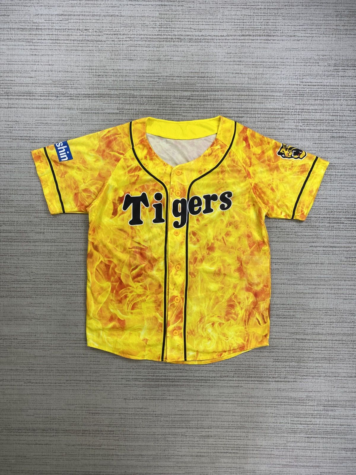 Mizuno Mizuno X Hanshin Tiger Baseball Jersey Size US M / EU 48-50 / 2 - 1 Thumbnail