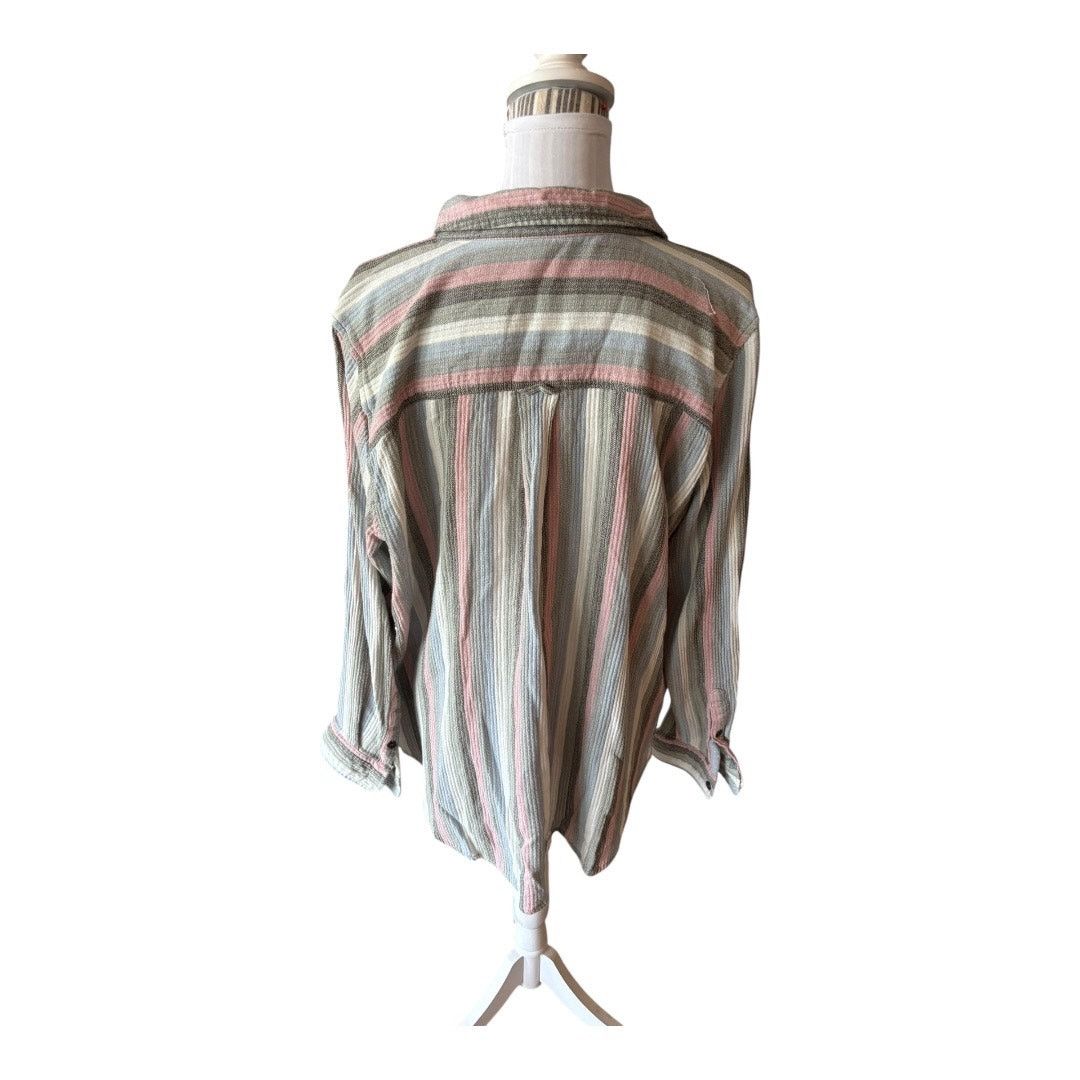 Sonoma Sonoma Striped Button Down Size XXL Size XXL / US 16-18 / IT 52-54 - 2 Thumbnail
