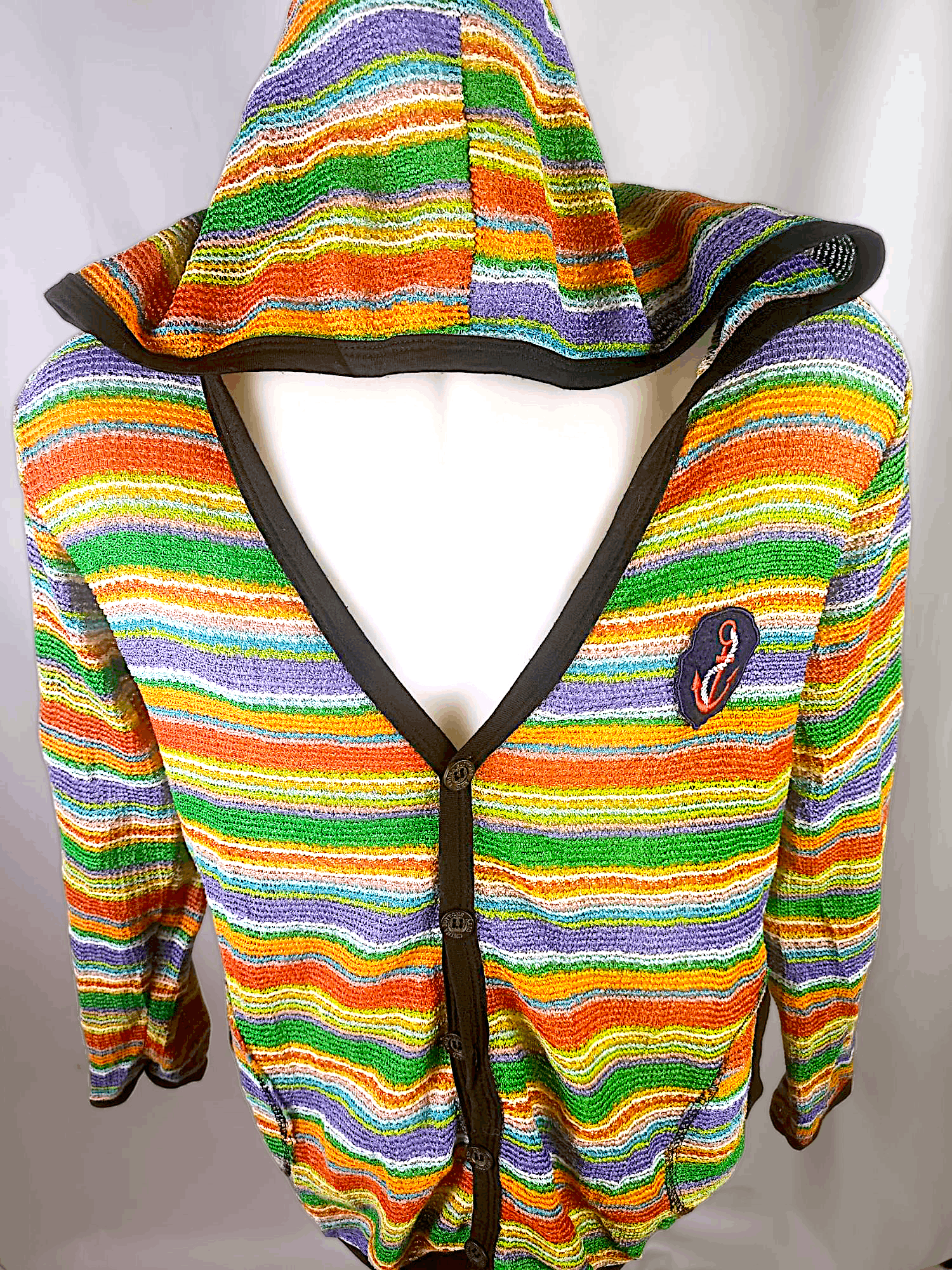 Japanese Brand LIZLIZA Mesh Net Cardigan Hoodie Size US L / EU 52-54 / 3 - 2 Thumbnail