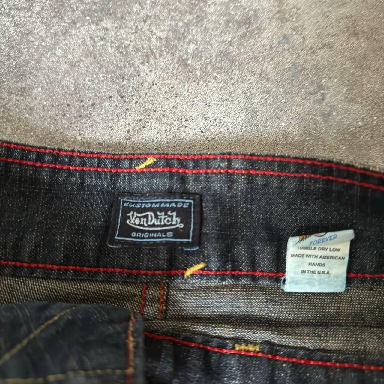 Von Dutch Y2K Von Dutch Multipocket Washed Denim Sexy Mini Skirt Size 28" / US 6 / IT 42 - 8 Thumbnail