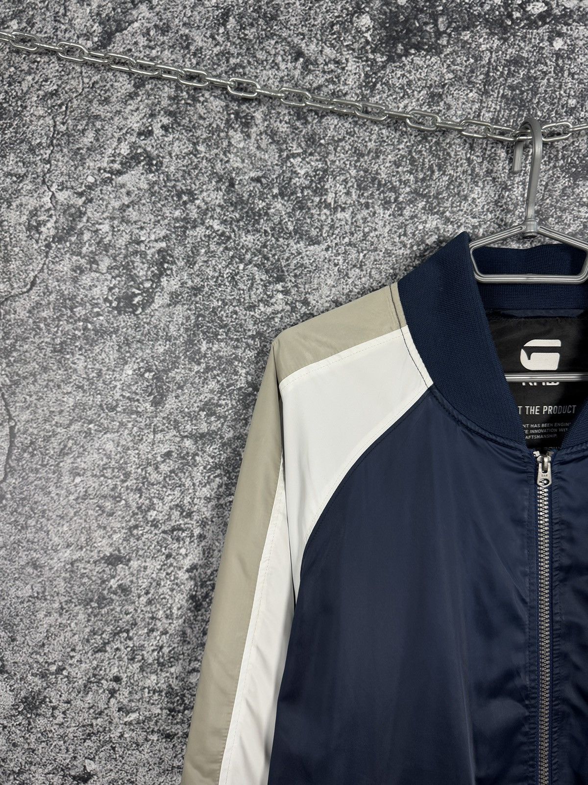 G-Star Men’s G-Star Raw Attacc Pinbadge Bomber Nylon Jacket Size XL Size US XL / EU 56 / 4 - 3 Thumbnail