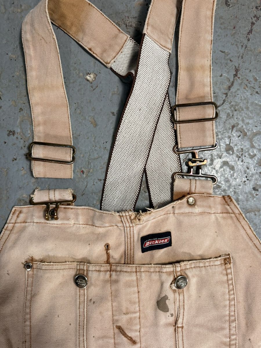 Dickies Insane Distressed Dickies Beige Painter Overalls Size US 42 / EU 58 - 10 Thumbnail