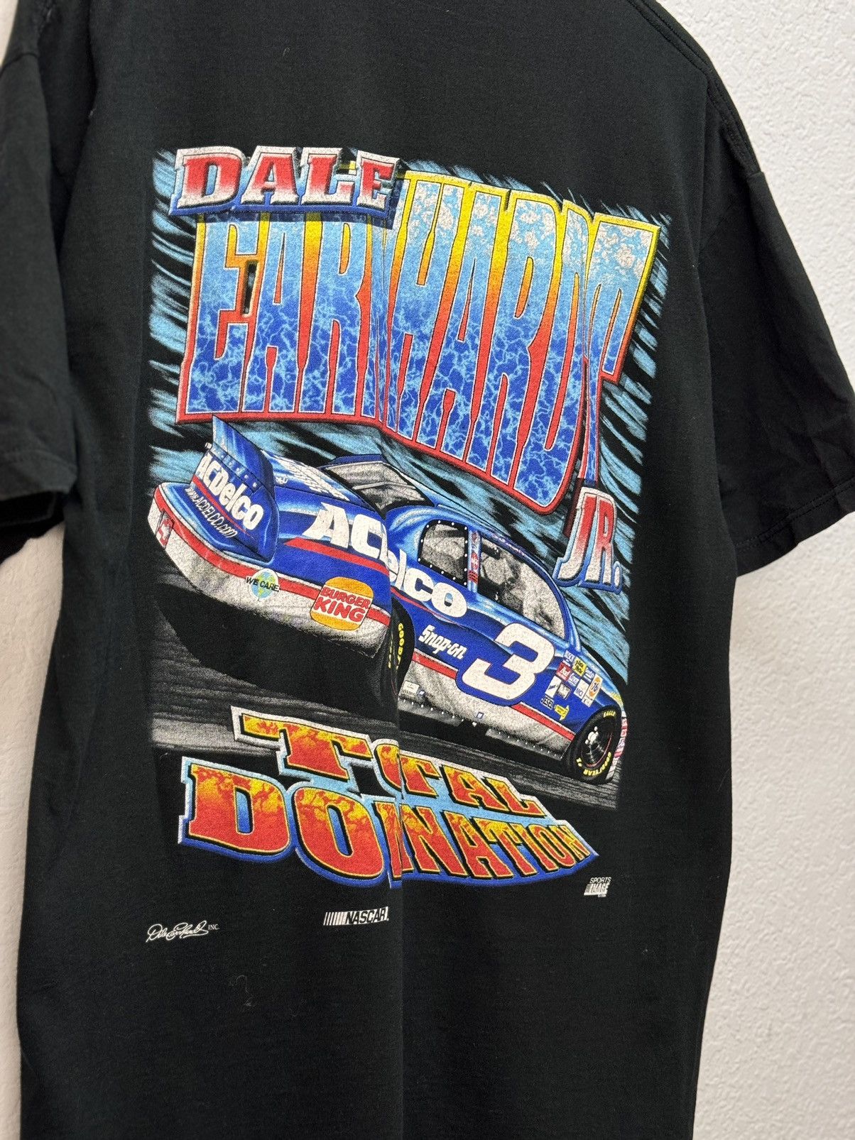 Band Tees × NASCAR × Vintage Vtg Vintage Dale Earnhardt Jr Total Domination 1998 Nascar Size US L / EU 52-54 / 3 - 9 Thumbnail