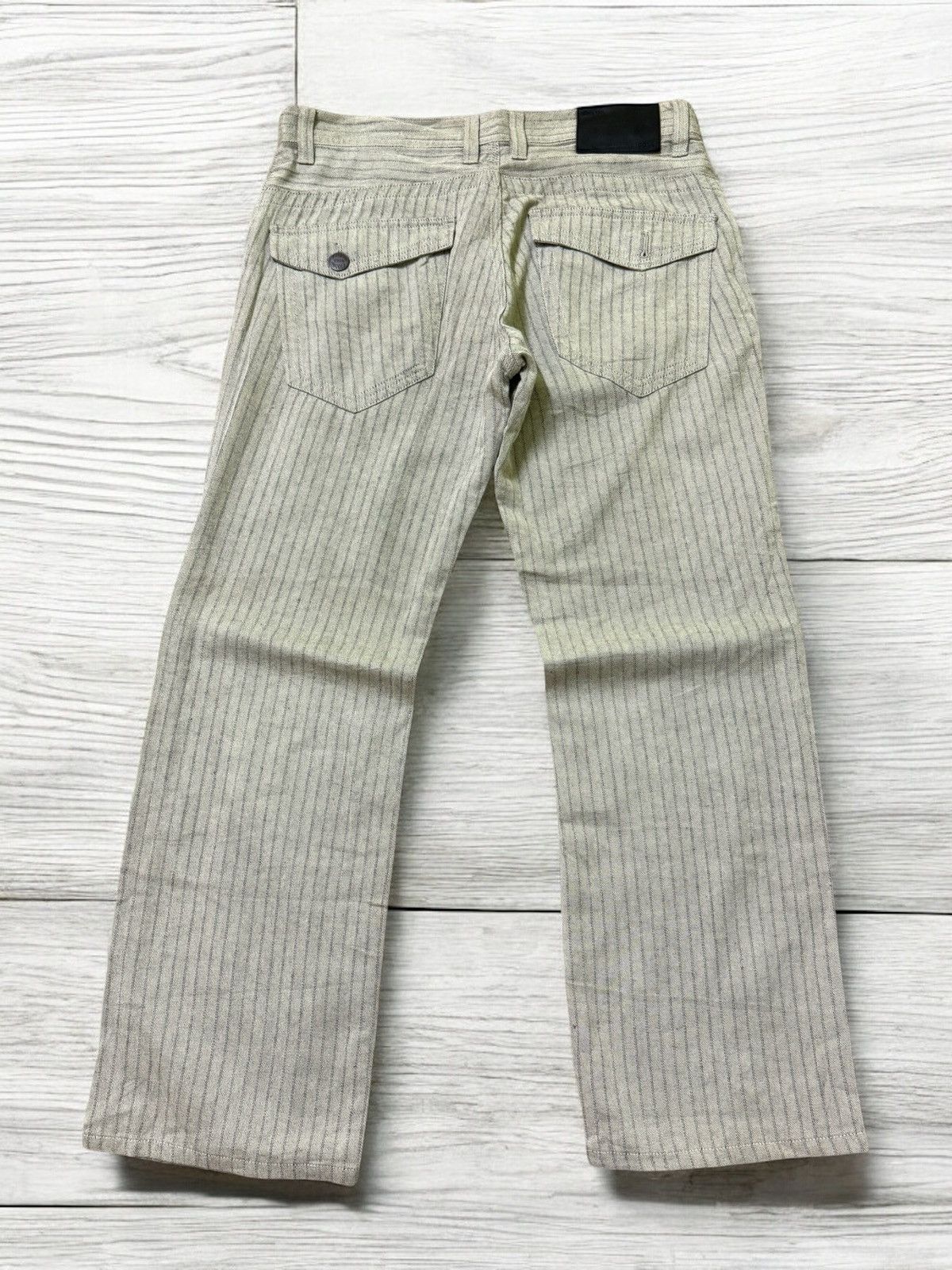 Japanese Brand × Matsuda × Vintage Vintage MONSIEUR NICOLE Hickory Pinstriped Pant Size US 32 / EU 48 - 1 Thumbnail
