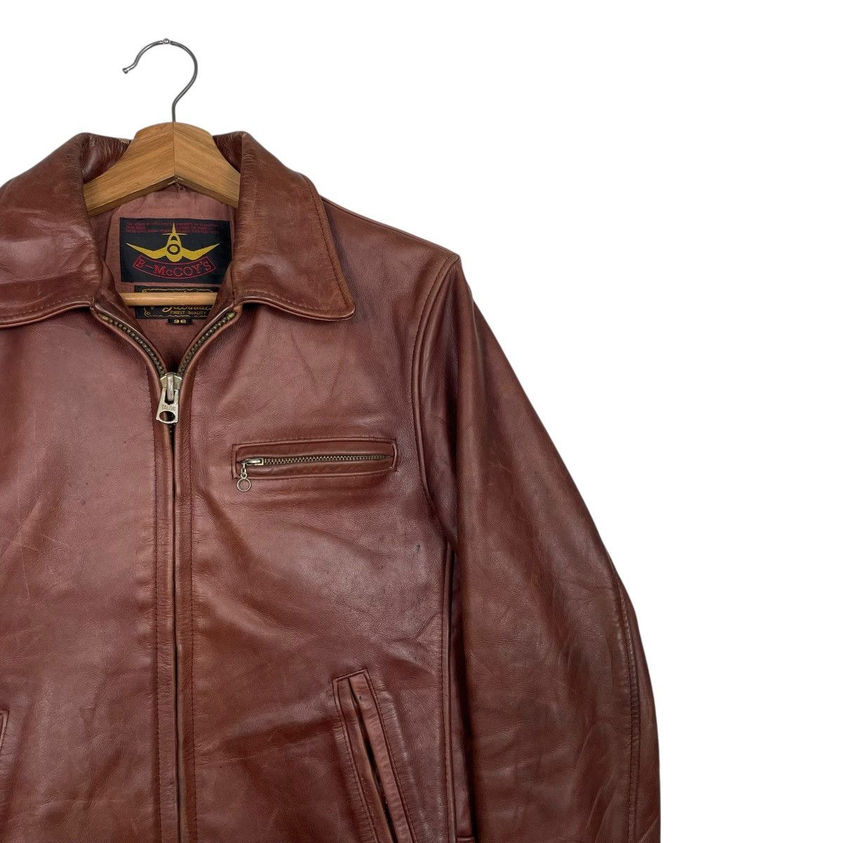 The Real McCoy's B-McCoy’s Steerhide Rider Jacket Size 36 Size US S / EU 44-46 / 1 - 5 Thumbnail