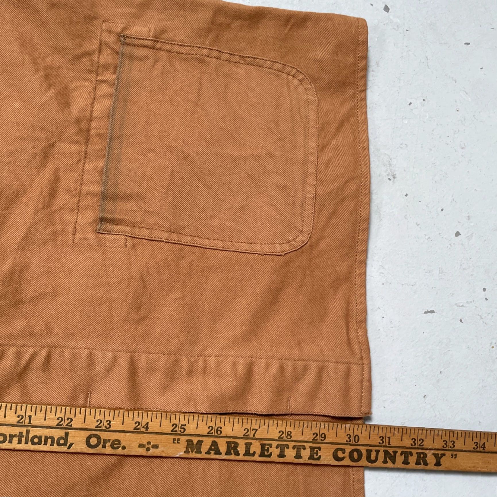 18 East VINTAGE 18 East Chore Coat Jacket Western Canvas 2XL Ochre Unisex Adults NWT Size US XXL / EU 58 / 5 - 5 Thumbnail