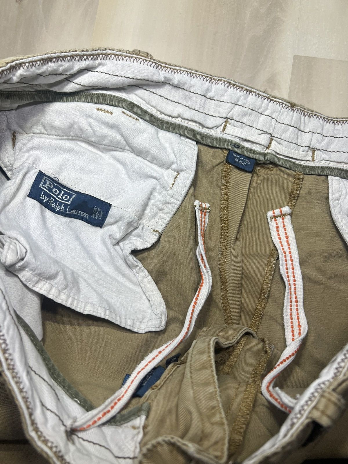 Polo Ralph Lauren VTG Polo Ralph Lauren Cargo Shorts Army Military Brown Sz 38 Size US 38 / EU 54 - 7 Thumbnail