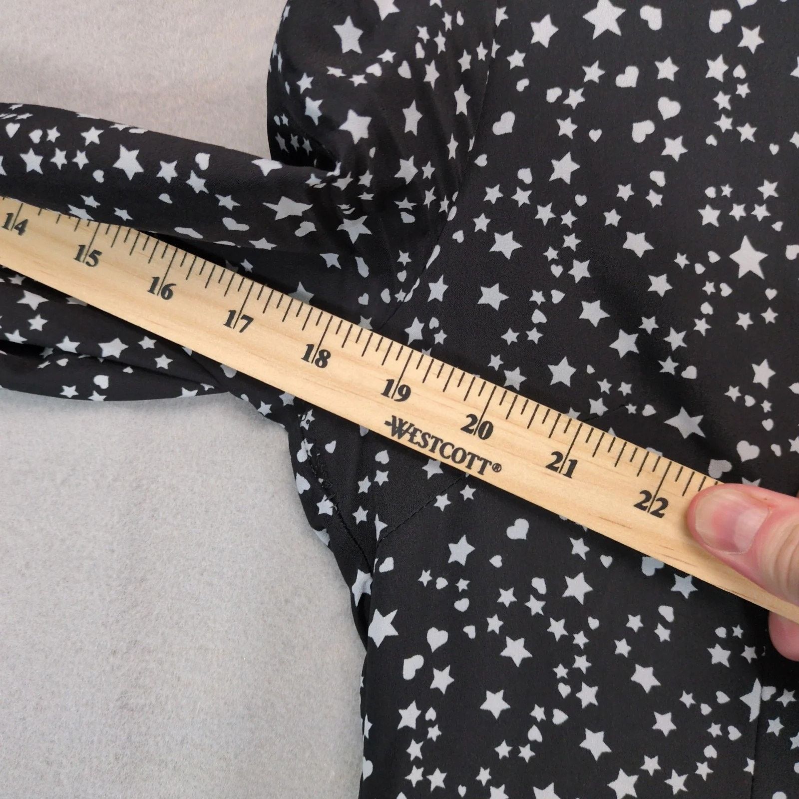 Pierre Cardin Pierre Cardin Paris Hearts & Stars Print Black White Dress M Size M / US 6-8 / IT 42-44 - 6 Thumbnail