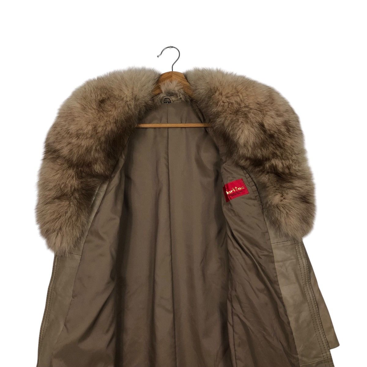 Japanese Brand 📌Vintage Long Leather Jacket Partina Double Breast Fur Size US M / EU 48-50 / 2 - 16 Thumbnail