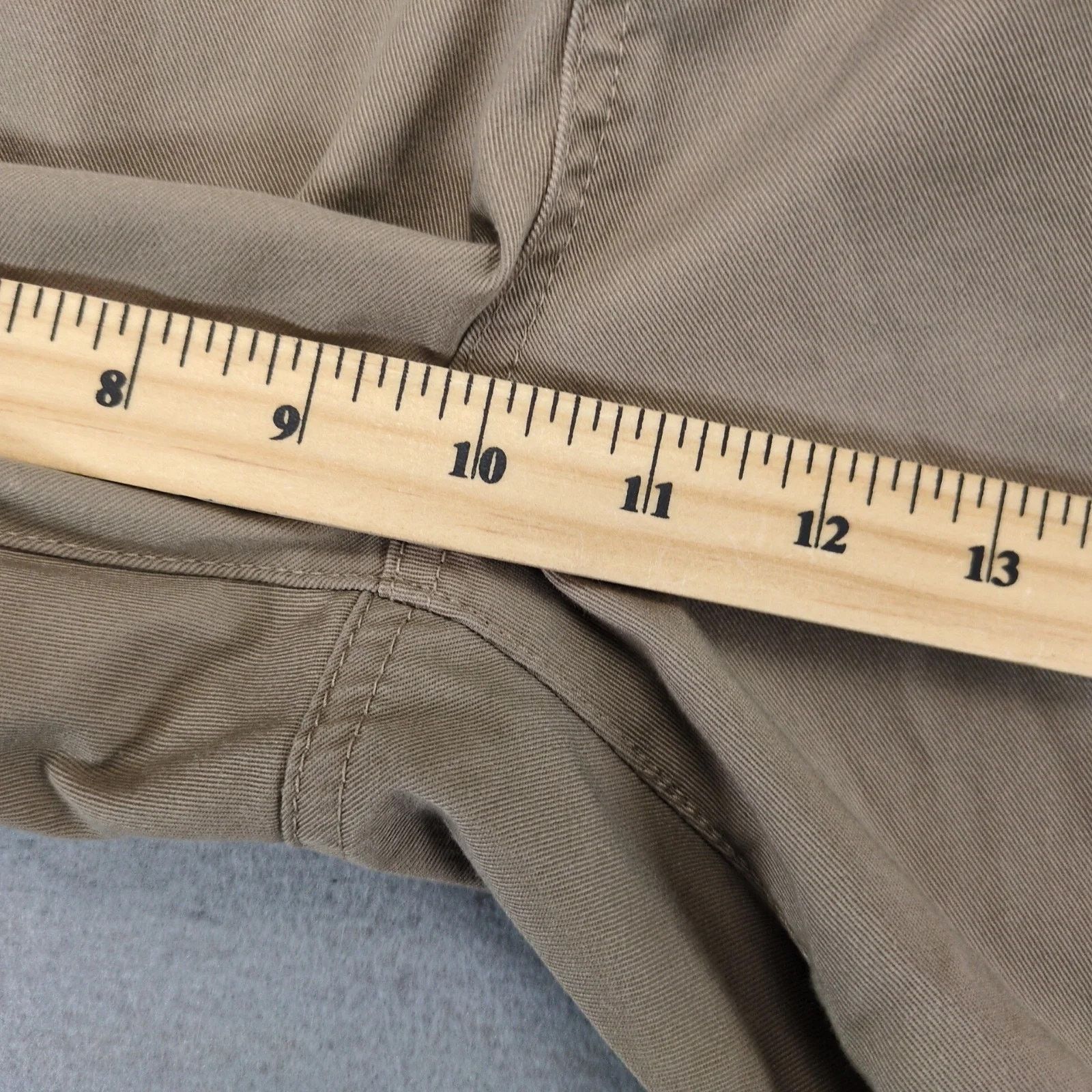 Volcom Volcom True to This Tan Khaki Chino Shorts 38x9.5" Pockets Size US 38 / EU 54 - 6 Thumbnail