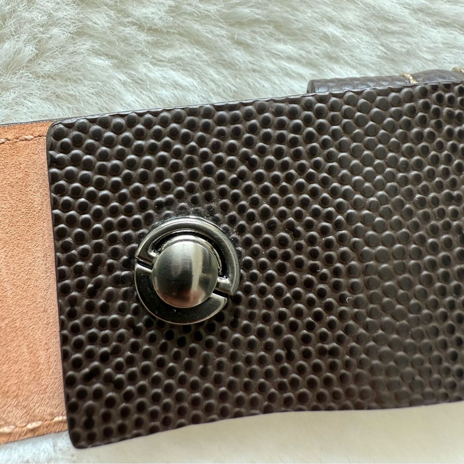 Salvatore Ferragamo Salvatore Ferragamo stingray leather belt size40 Retail 950 Size 40 - 6 Thumbnail