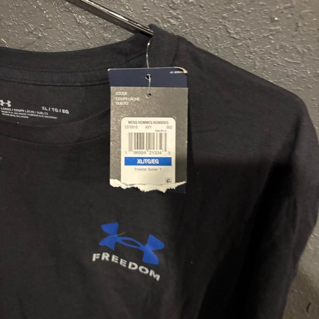 Under Armour Under Armour Men's Black Freedom Tee Size US XL / EU 56 / 4 - 6 Thumbnail