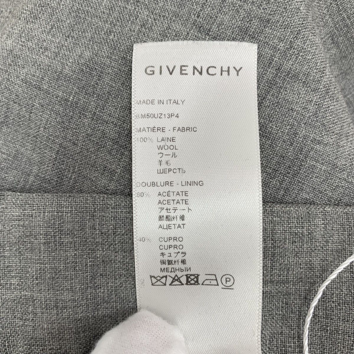 Givenchy Givenchy Grey Wool Casual Pants K26WX Size 25" / US 0 / IT 36 - 9 Thumbnail