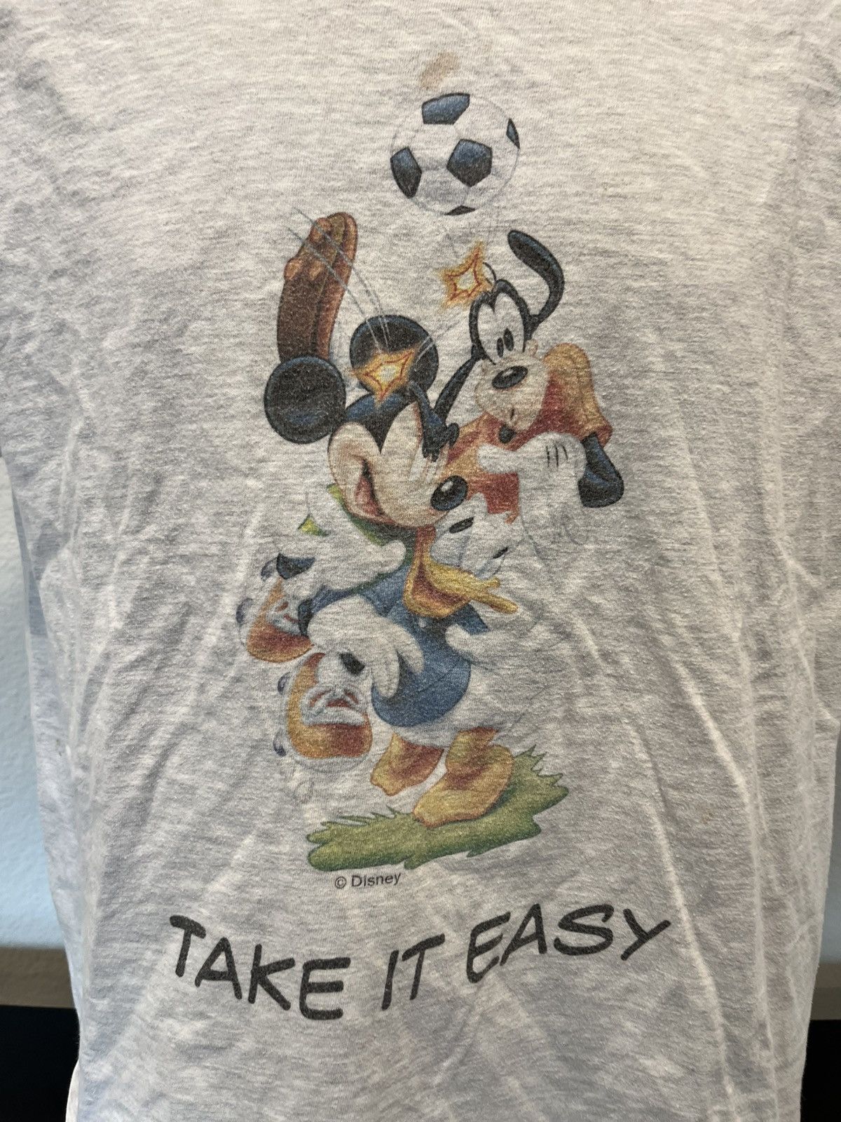 Disney × Vintage Disney shirt Mickey and friends soccer vintage y2k Size US L / EU 52-54 / 3 - 3 Thumbnail