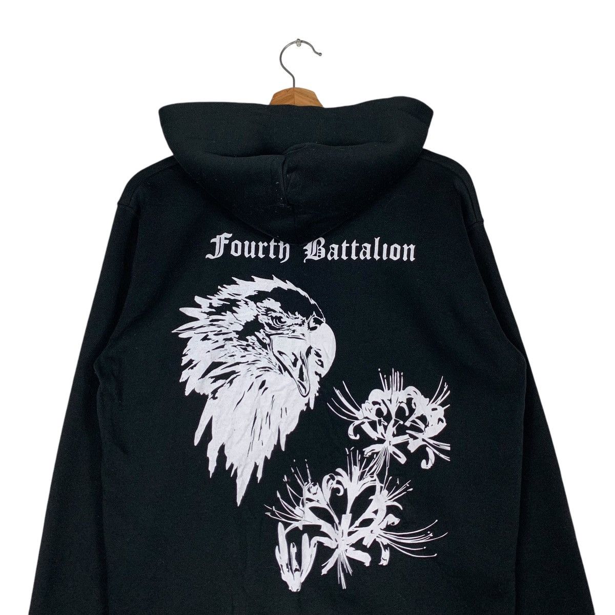 Japanese Brand Fourty Battalion The Eagle Graphics Hoodies #1389-C63 Size US M / EU 48-50 / 2 - 2 Thumbnail