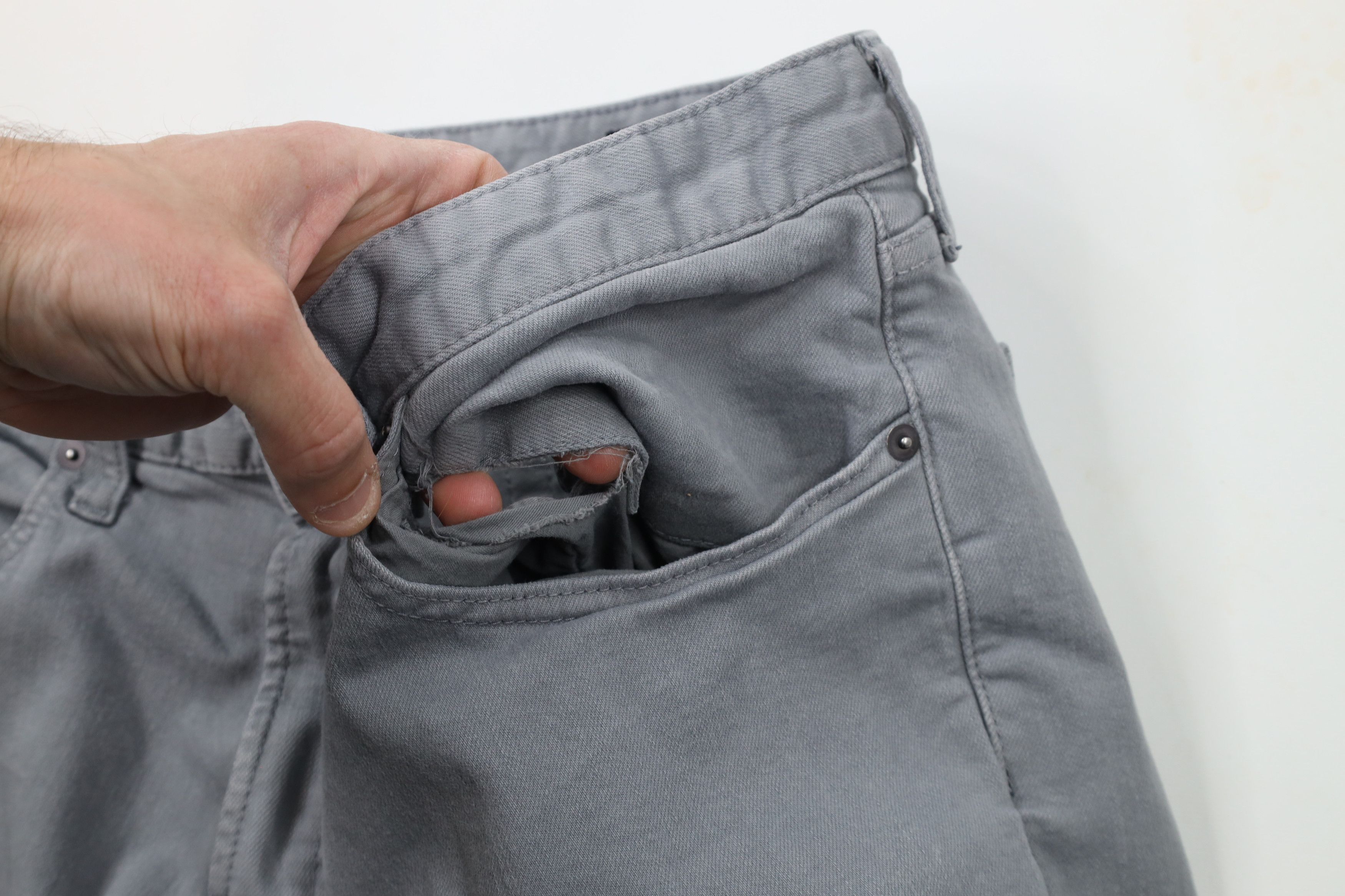 Bonobos × Vintage Bonobos Stretch Slim Tapered Leg Denim Jeans Pants Gray Size US 38 / EU 54 - 6 Thumbnail