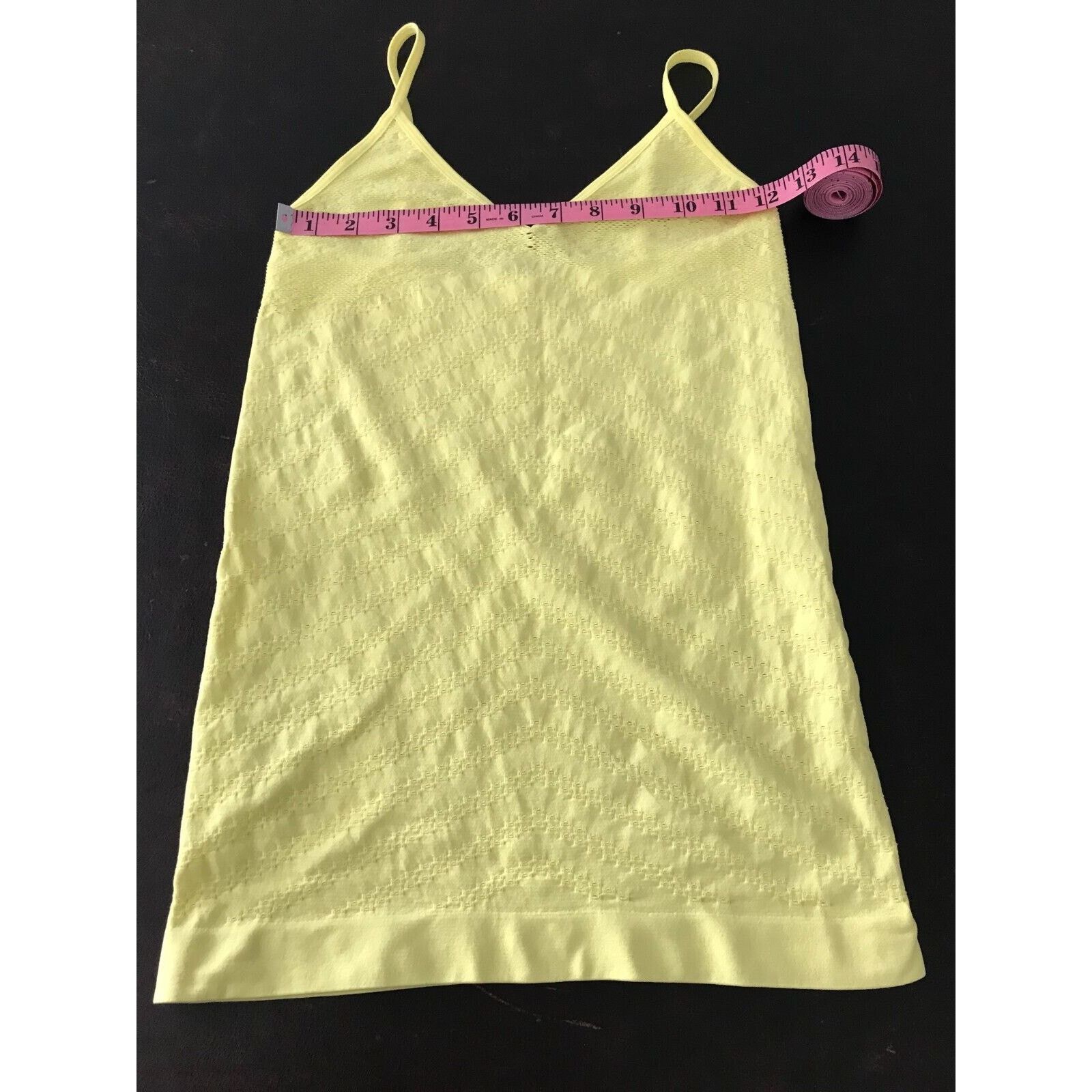 Anthropologie Anthropologie Eloise Yellow Chevron Print Cami/Camisole/Tank Size XS / US 0-2 / IT 36-38 - 4 Thumbnail