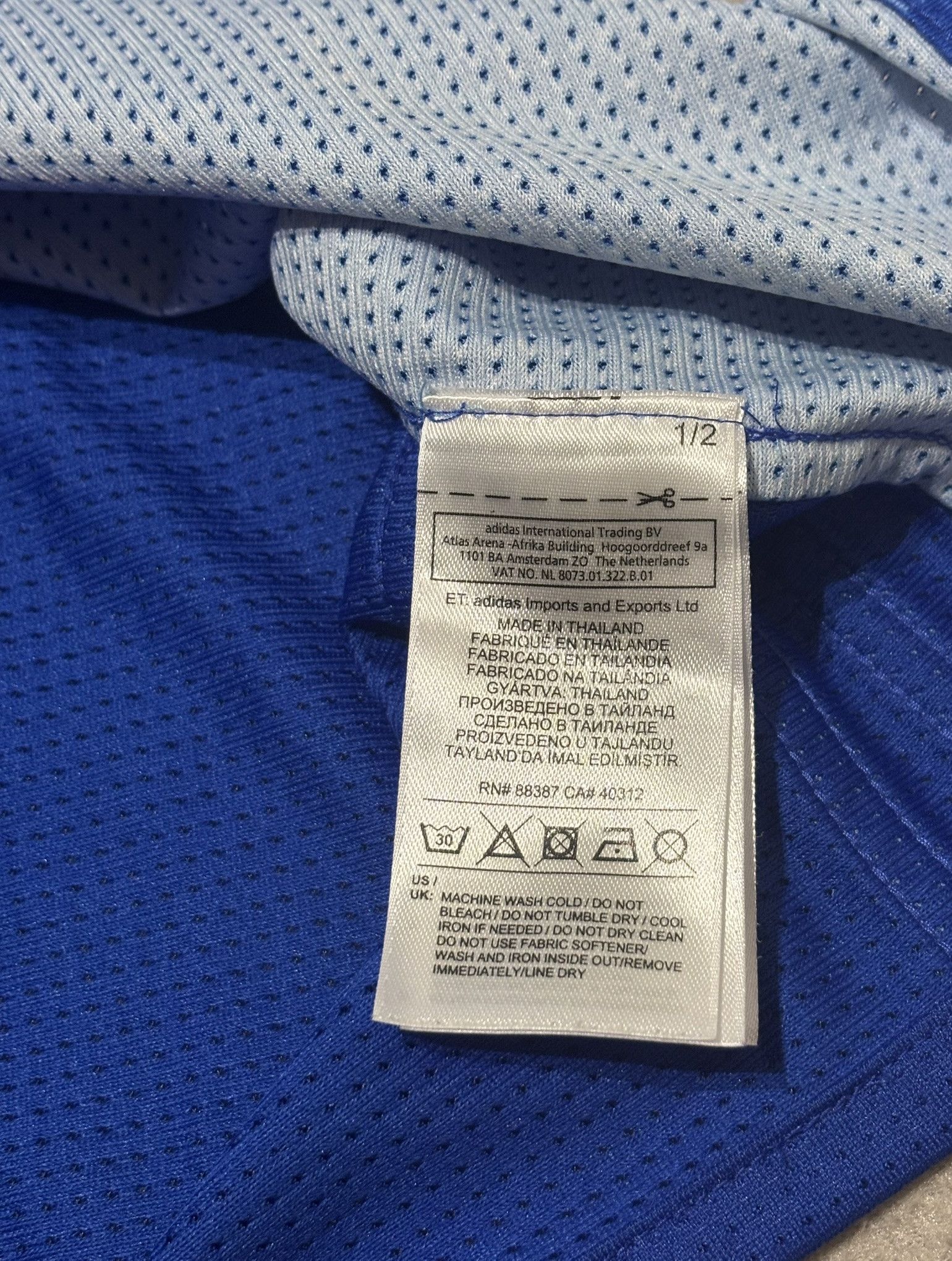 Adidas FC Luzern 2017/2018 Adidas #4 Player Issue Football Jersey Size US L / EU 52-54 / 3 - 17 Thumbnail