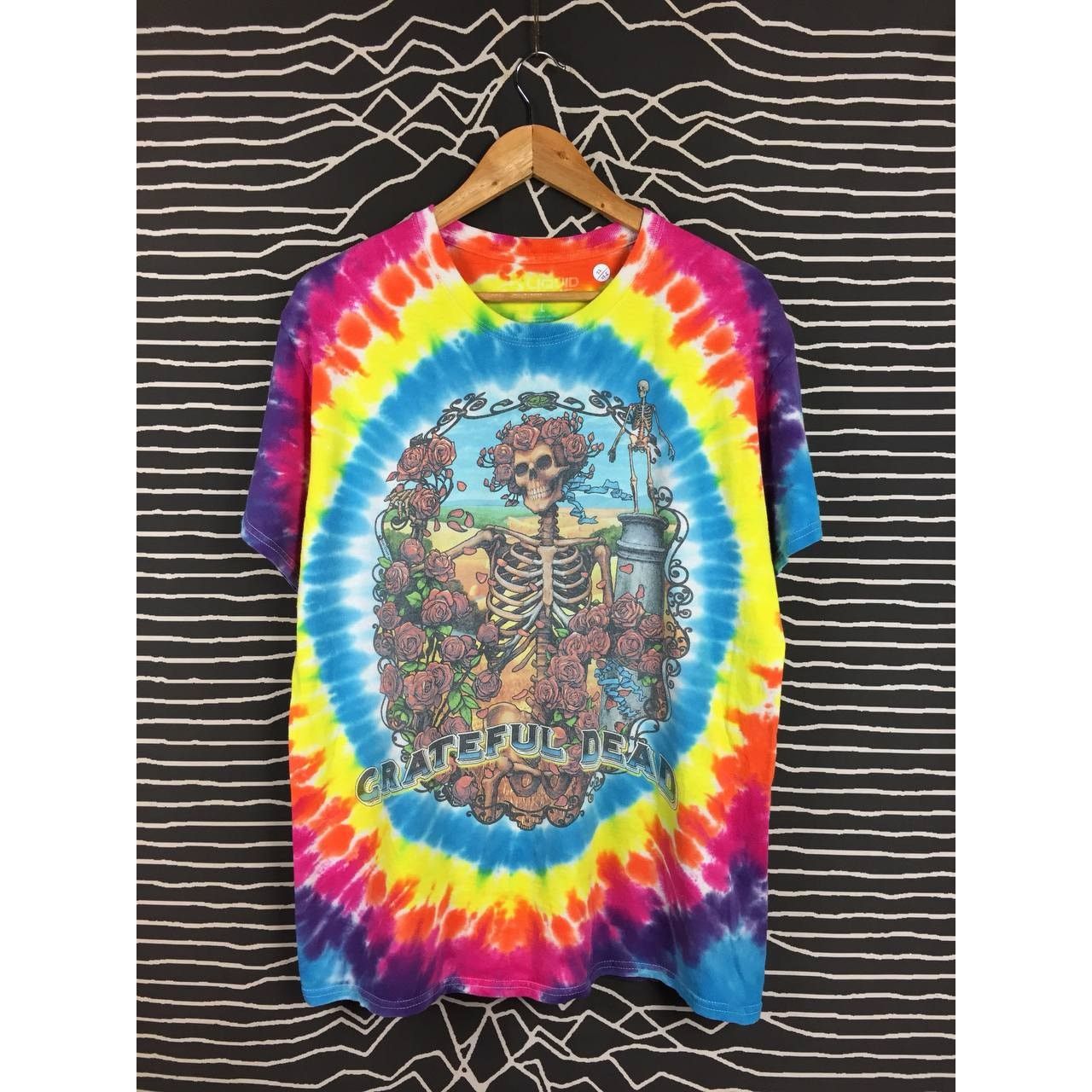 Band Tees × Grateful Dead × Liquid Blue Liquid Blue Grateful Dead Rainbow Bertha Tie Dye Band Tee Size US L / EU 52-54 / 3 - 1 Thumbnail